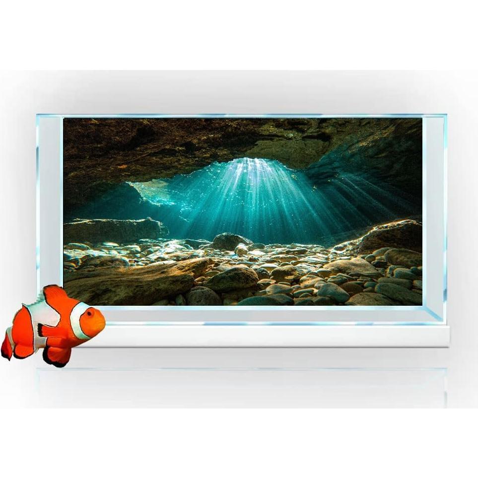 Fondo de Acuario 120x45 cm Pinpai Poliester Duradero