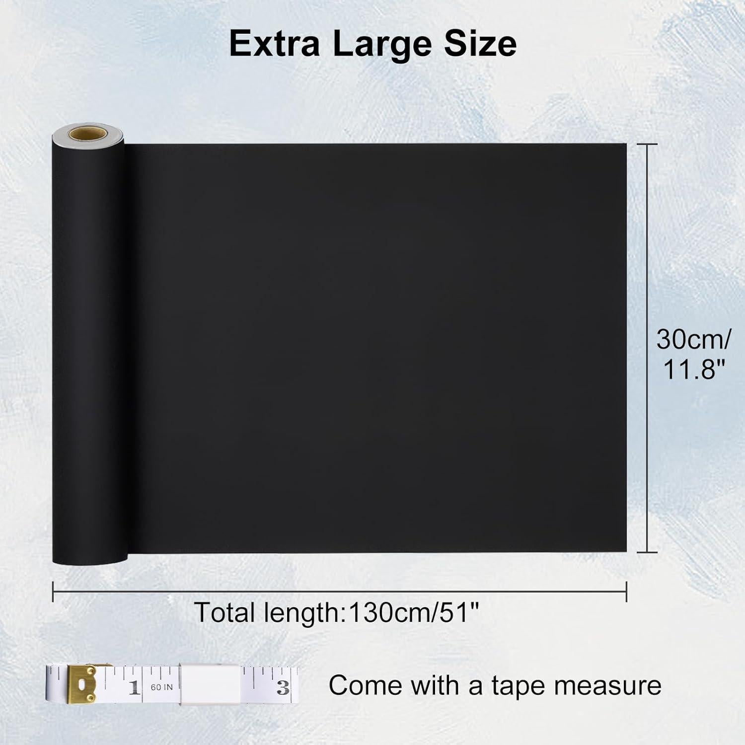 Fondo de Acuario Autoadhesivo Negro GOYJOY 30x130 cm