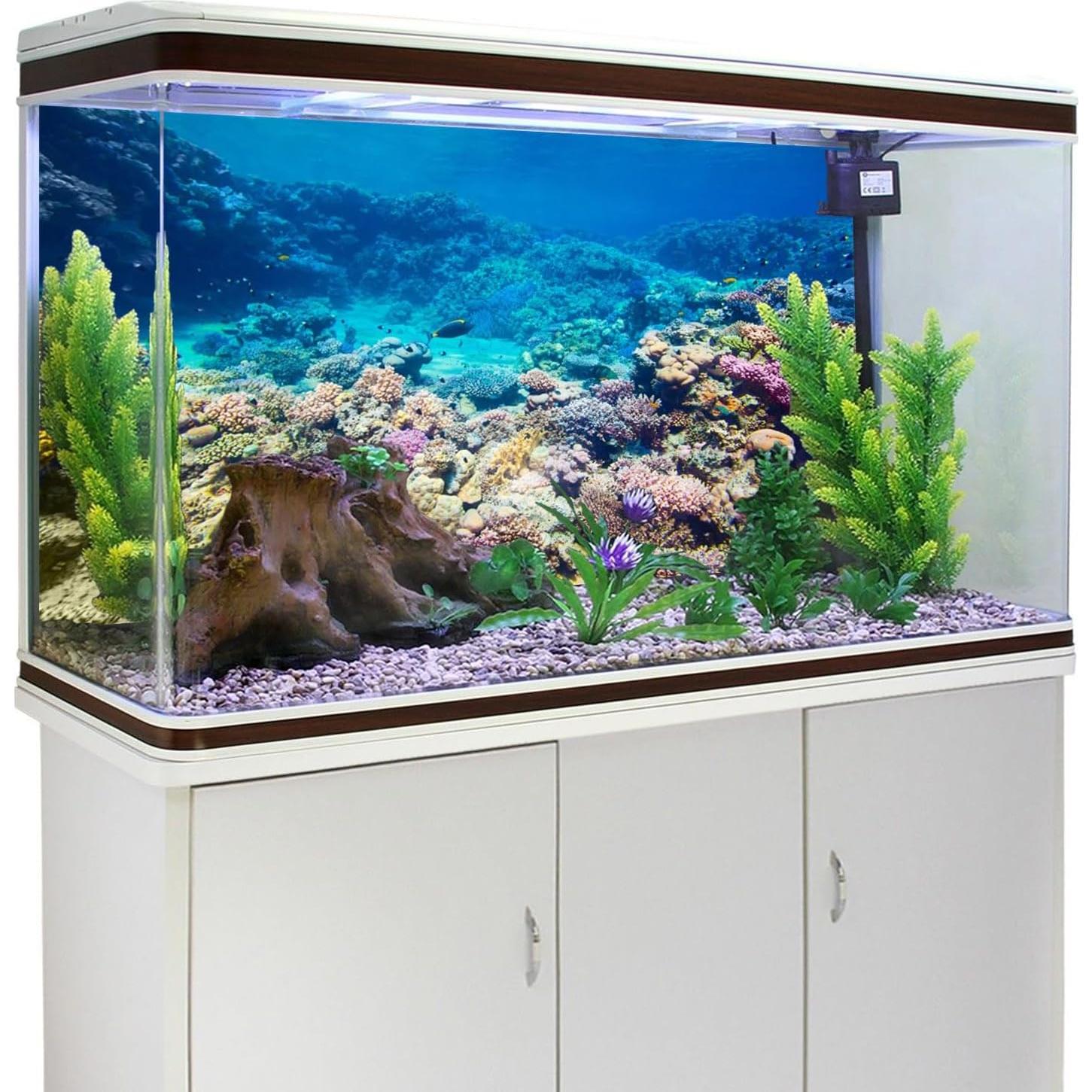 Fondo de Acuario AWERT 120x60 cm Coral Reef Poliester