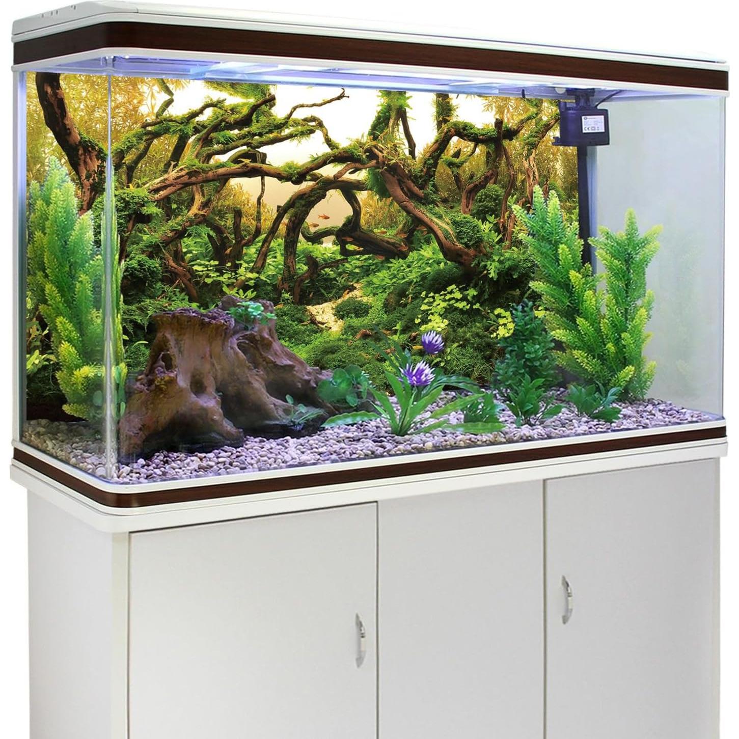 Fondo de Acuario 120x60 cm AWERT Vinilo Realista