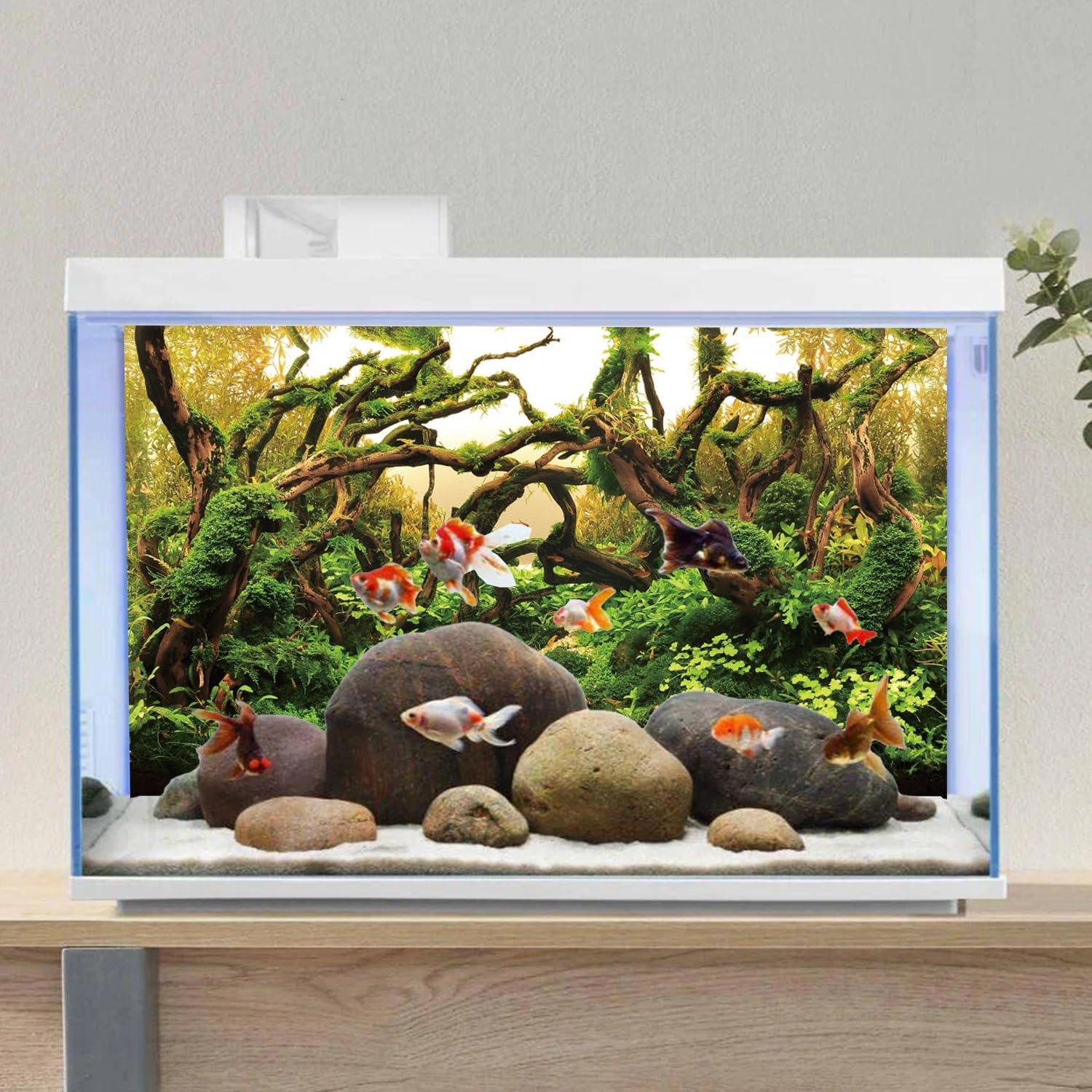 Fondo de Acuario 120x60 cm AWERT Vinilo Realista