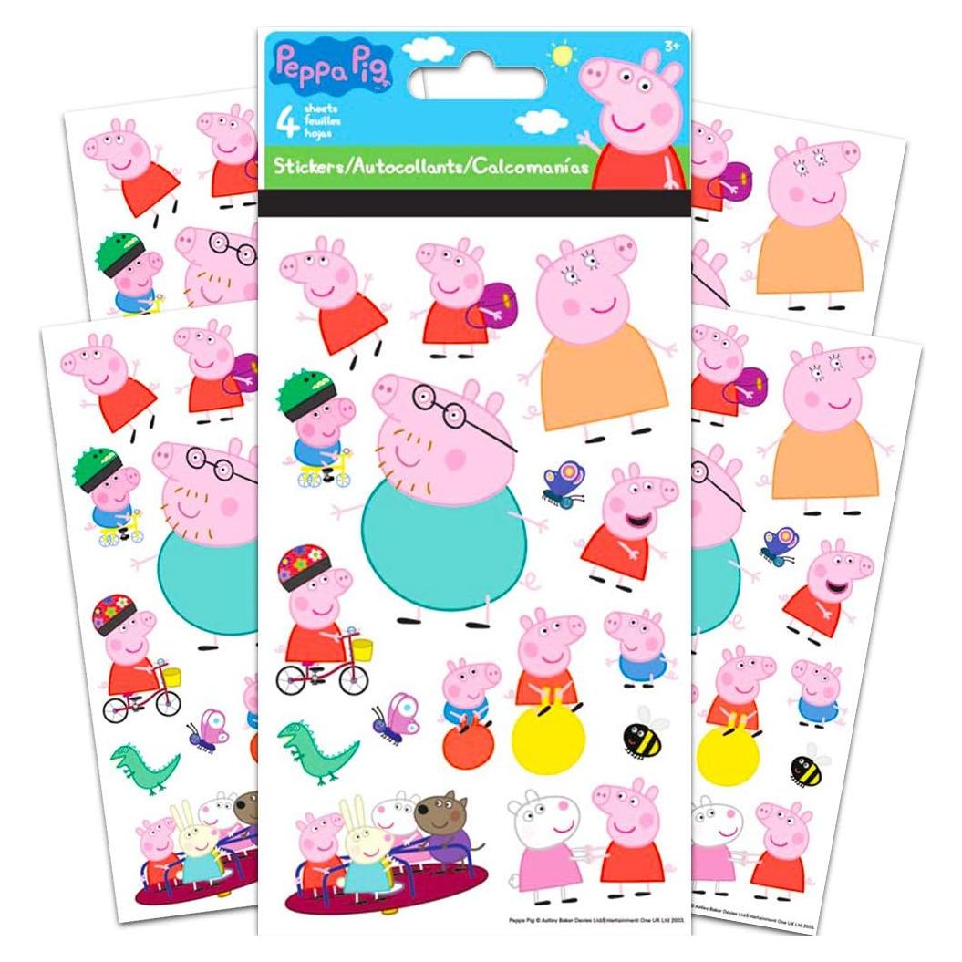 Calcomanías Peppa Pig Trends International - 4 Hojas