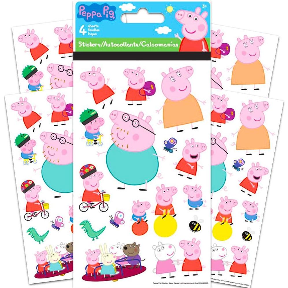 Calcomanías Peppa Pig Trends International - 4 Hojas