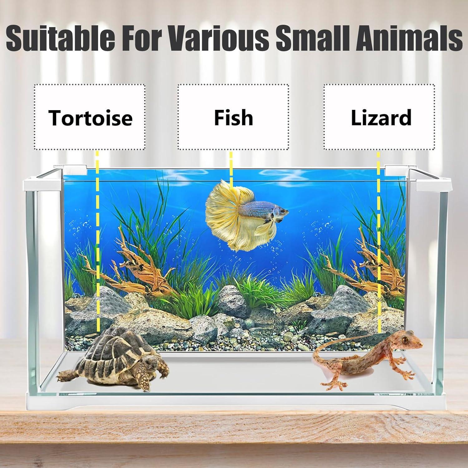 Póster de Acuario 3D XCNO 29.46x63.5cm Vinilo Premium