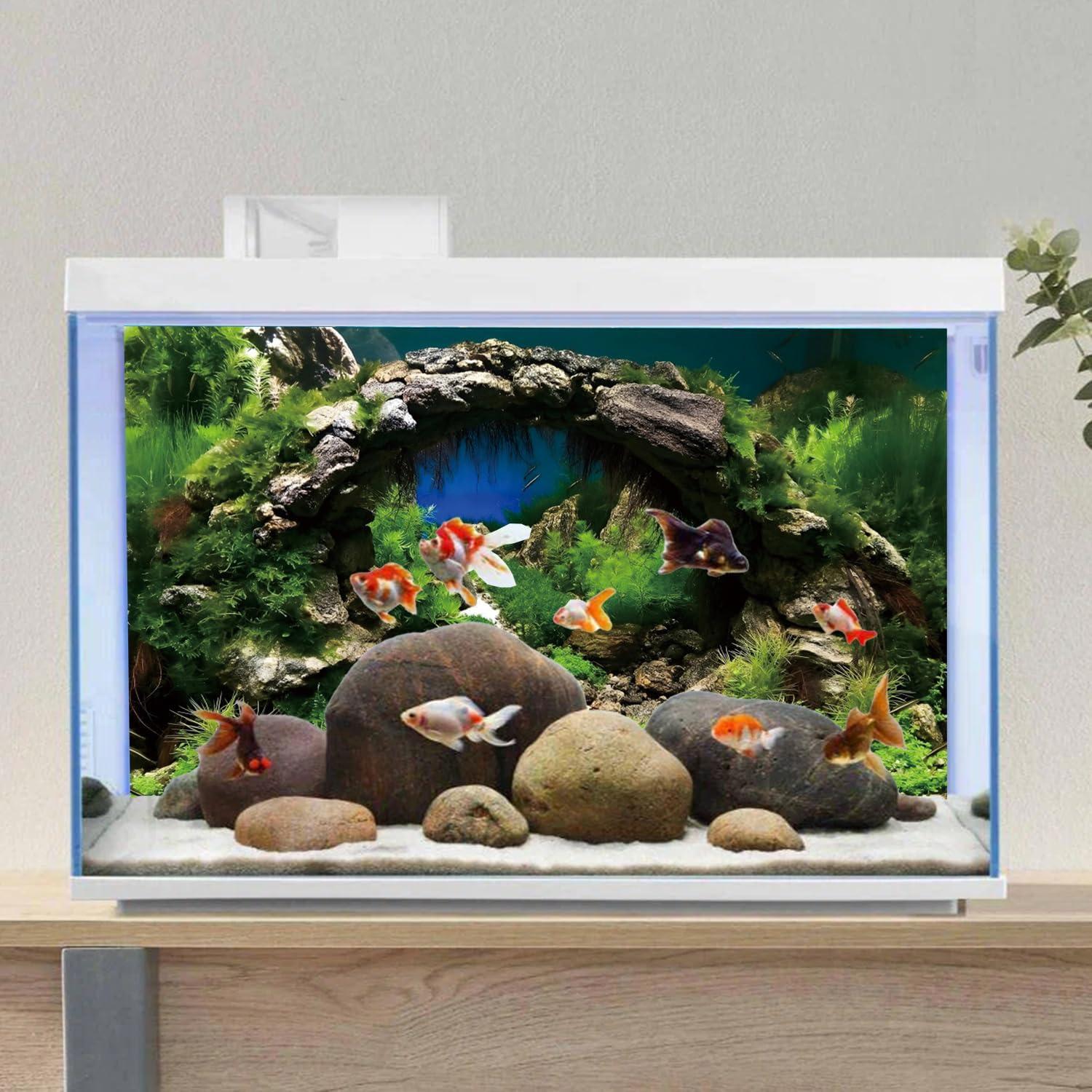 Fondo de Acuario Vinilo AWERT 120x45 cm Realista