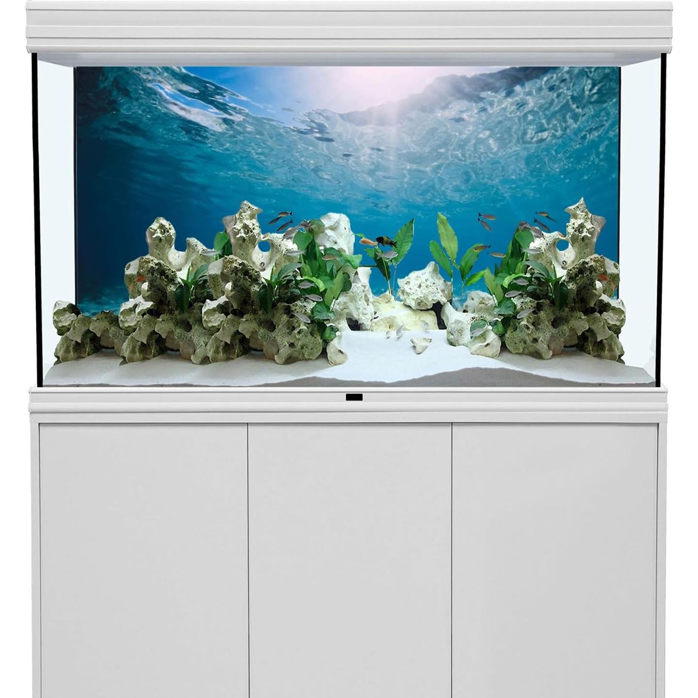 Fondo de Acuario AWERT 76.2x45.7 cm Poliester Océano