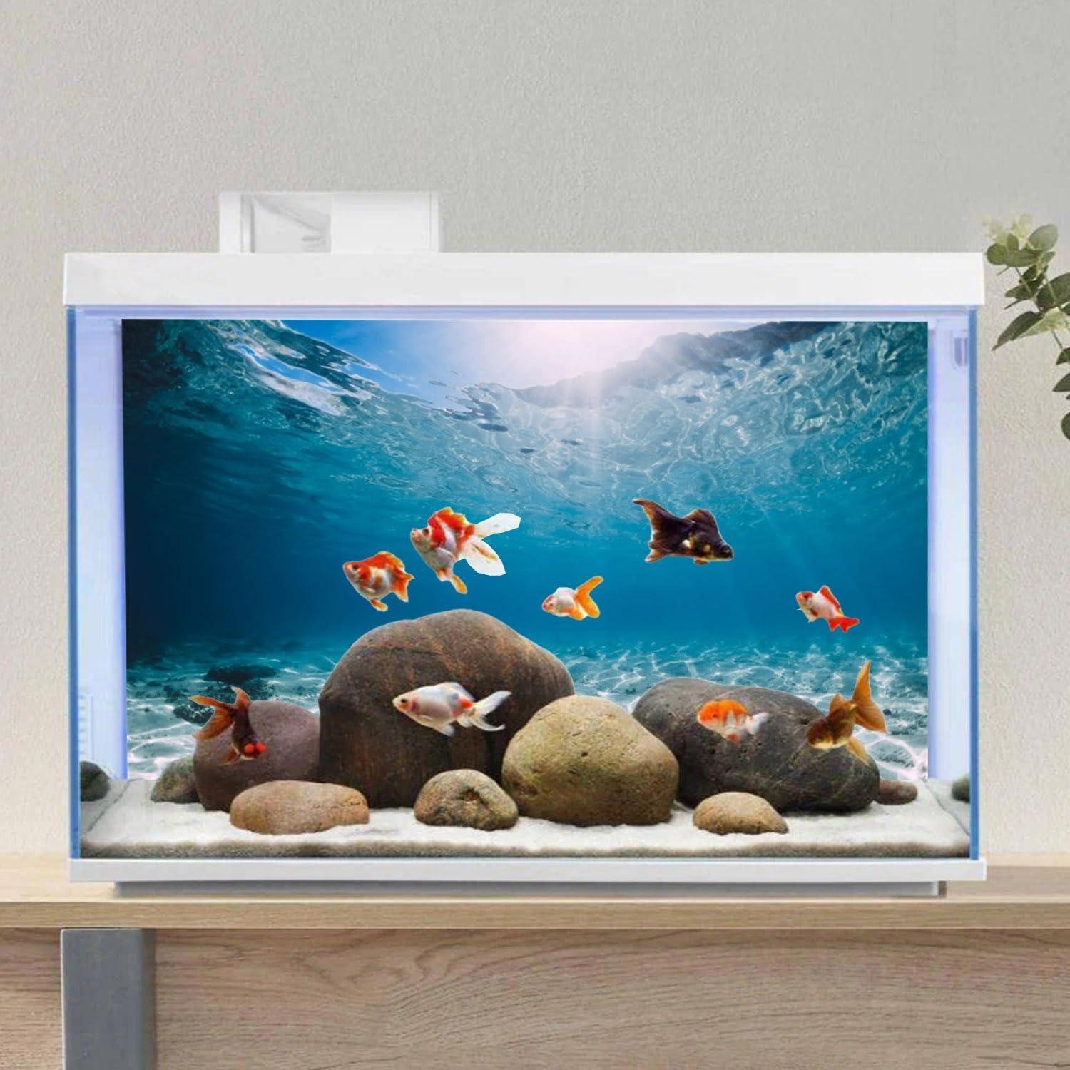 Fondo de Acuario AWERT 76.2x45.7 cm Poliester Océano