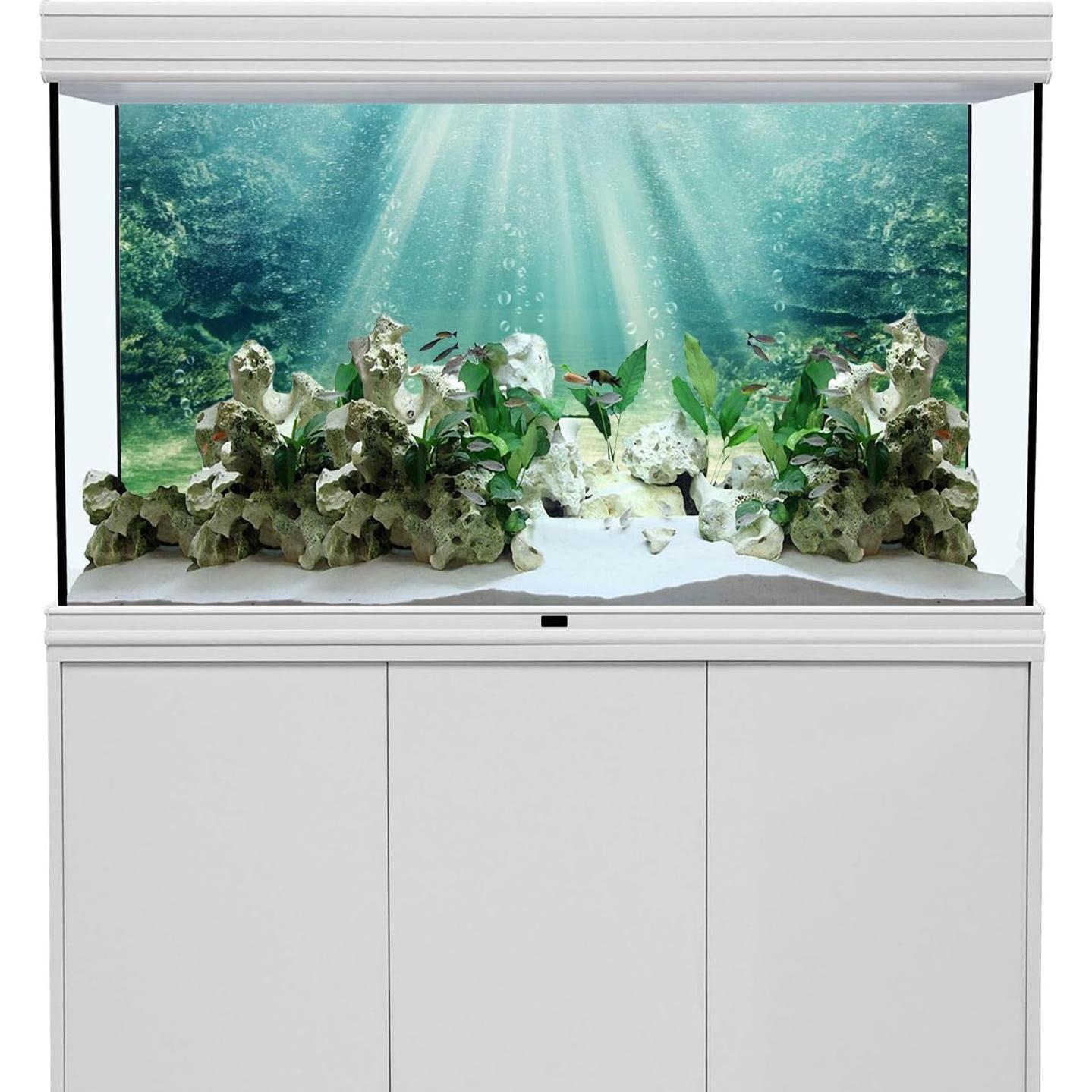 Fondo de Acuario AWERT 120x45 cm Poliester Burbuja Submarino