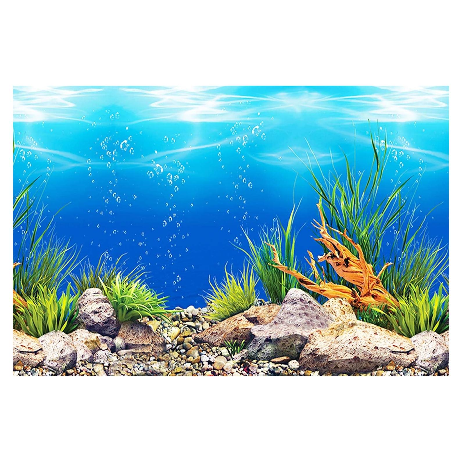 Fondo Marino Amalong para Acuario 63.5x38.1 cm Decorativo