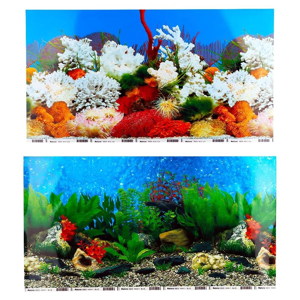 Adhesivo de Fondo para Acuario DQITJ Doble Cara 52x30 cm