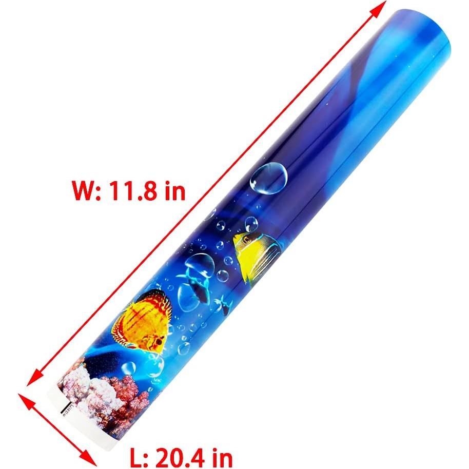 Adhesivo de Fondo para Acuario DQITJ Doble Cara 52x30 cm