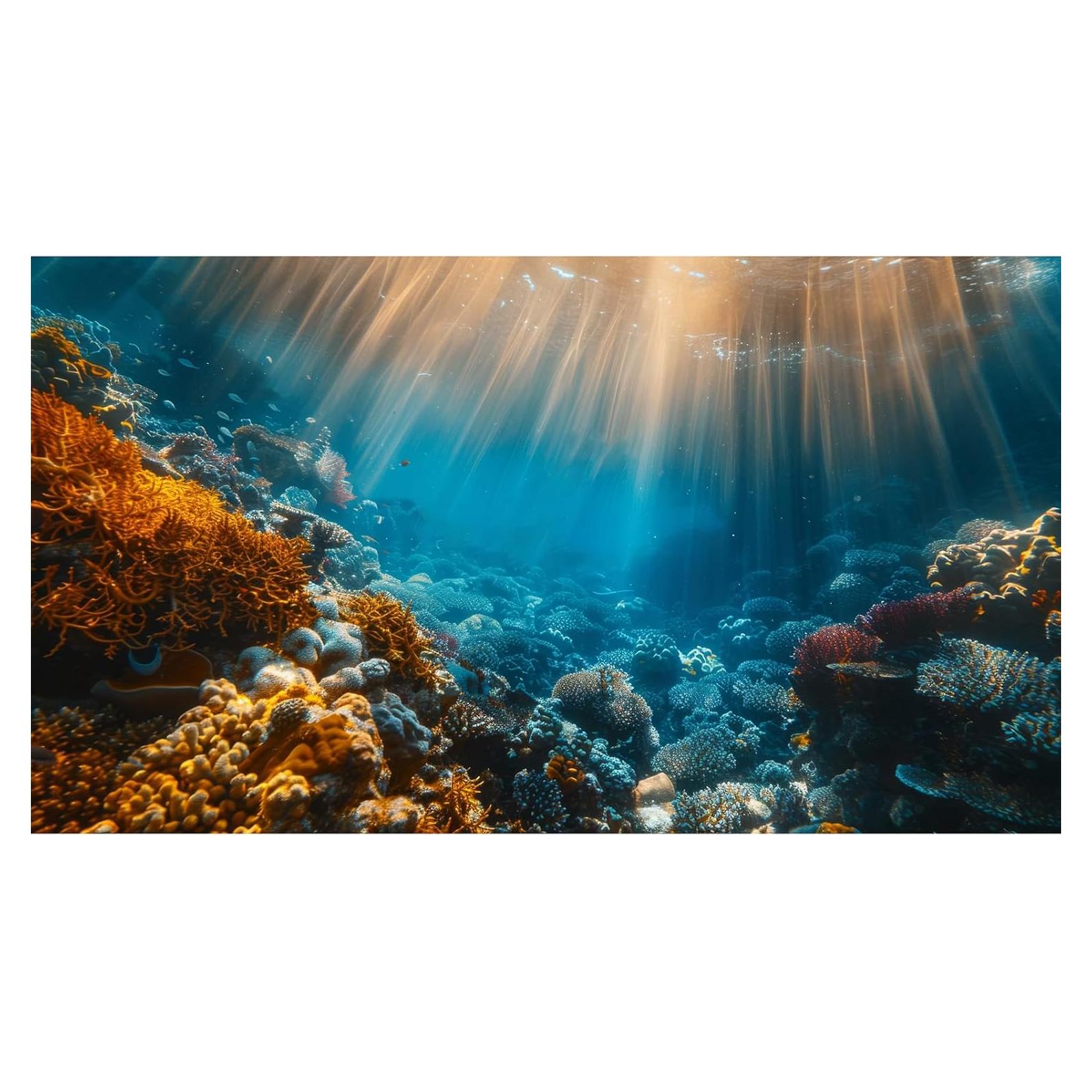 Fondo de Acuario Avolander Vinilo Océano 70.1x30 cm