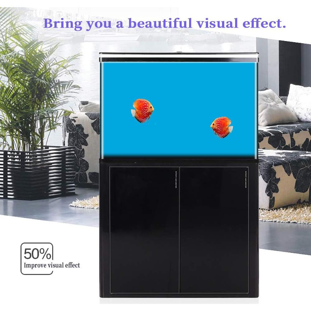 Fondo de Acuario Amalong Azul y Negro 63.5x38.1 cm