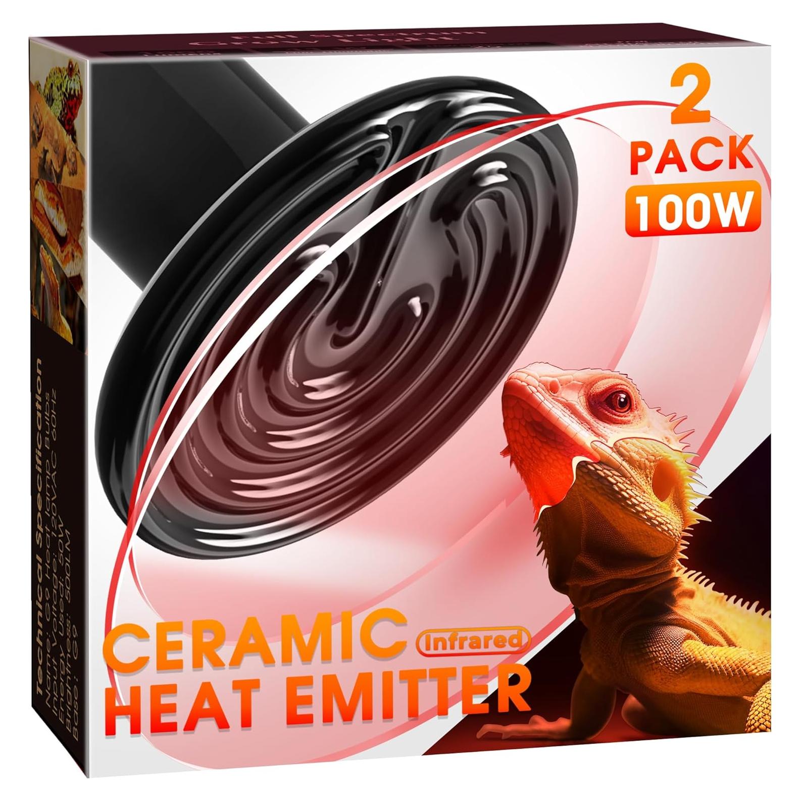 Emisor de Calor Cerámico 100W Briignite para Reptiles