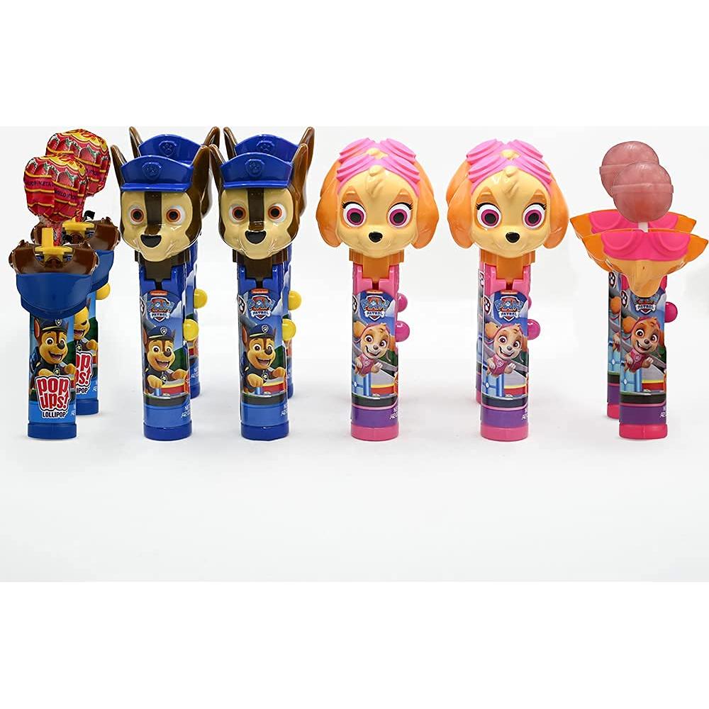 Soporte Lollipop Paw Patrol Set 12 Piezas Skye y Chase