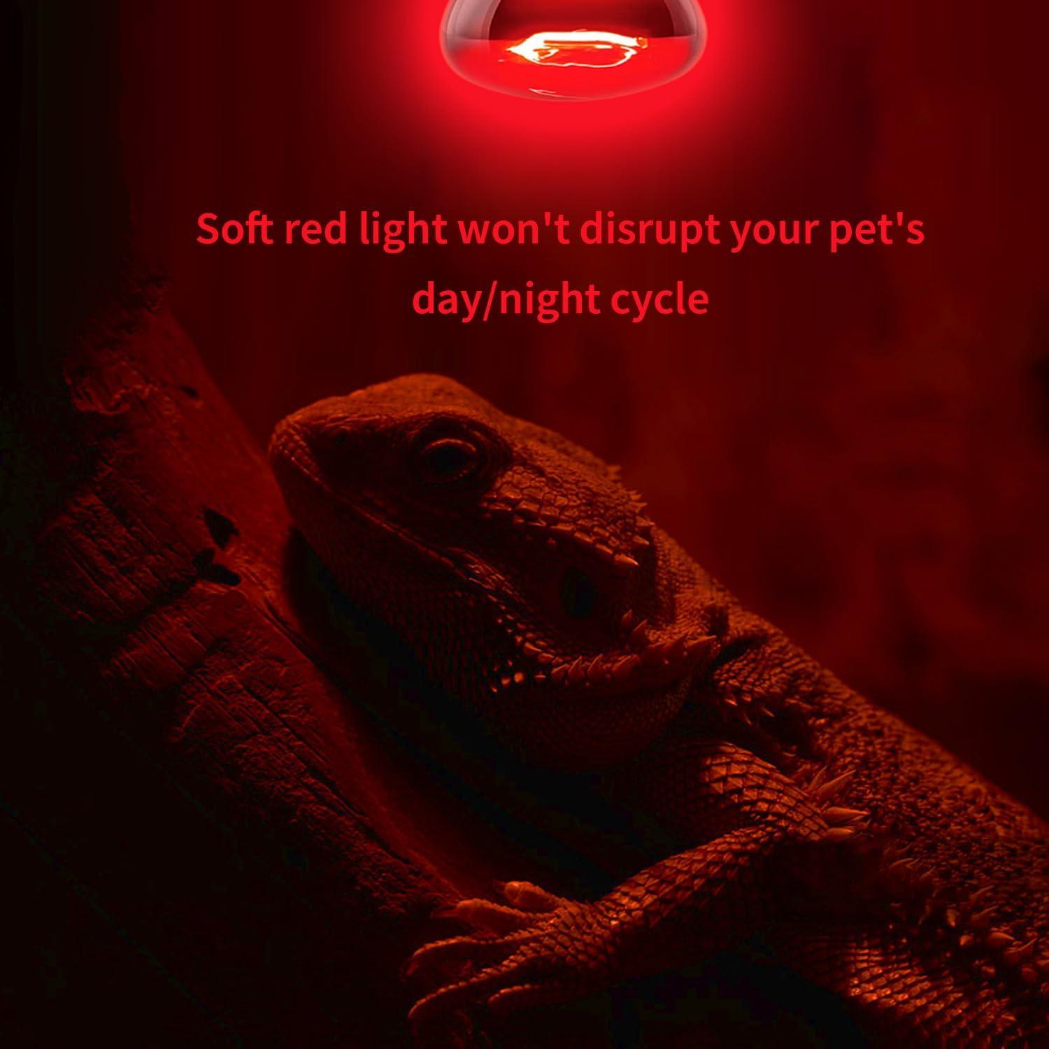 Bombilla de Calor Reptil KOHEOPT 75W 2-Pack UVA e Infrarrojo