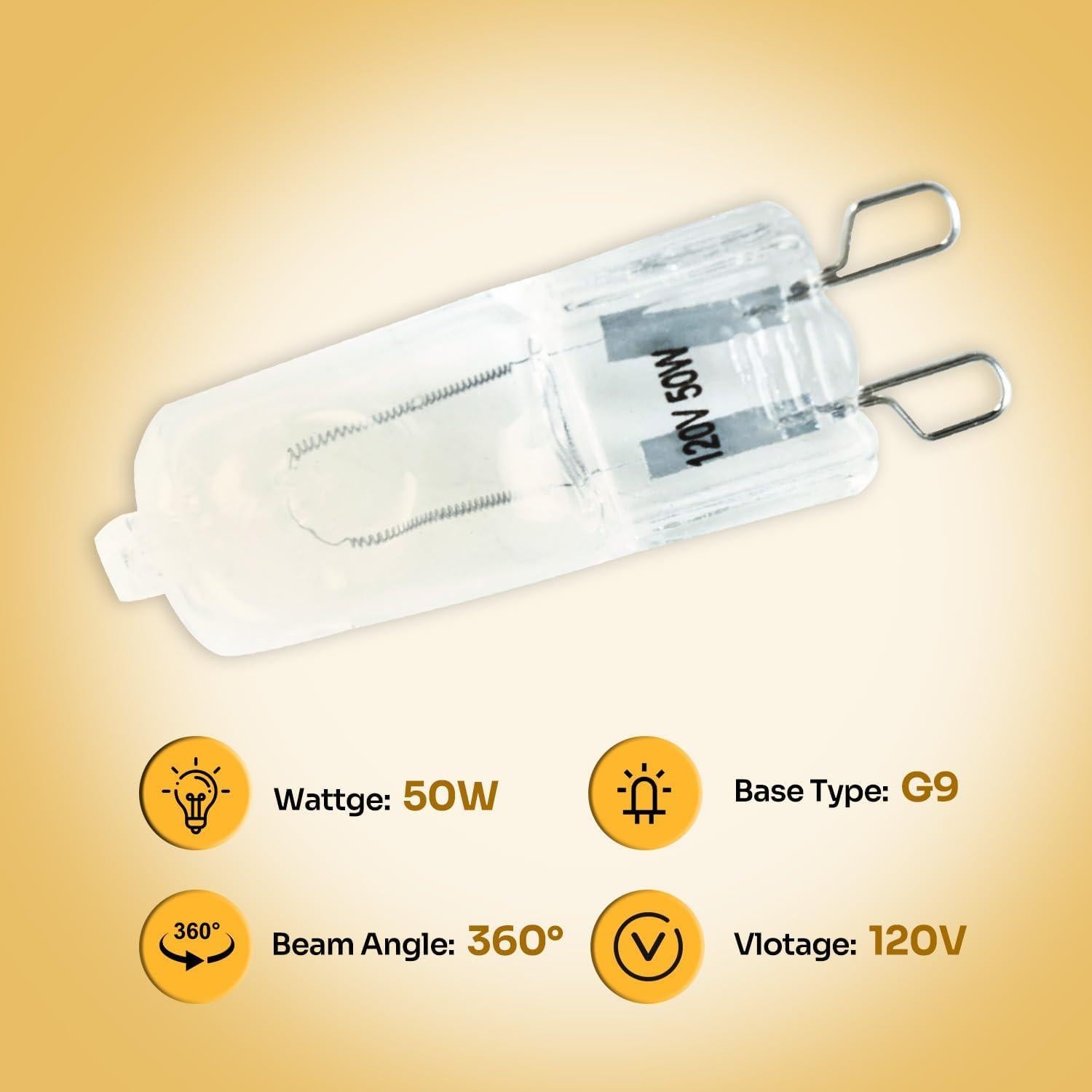 Lámpara de Calor UVA REPTI ZOO G9 50W con Malla de Seguridad