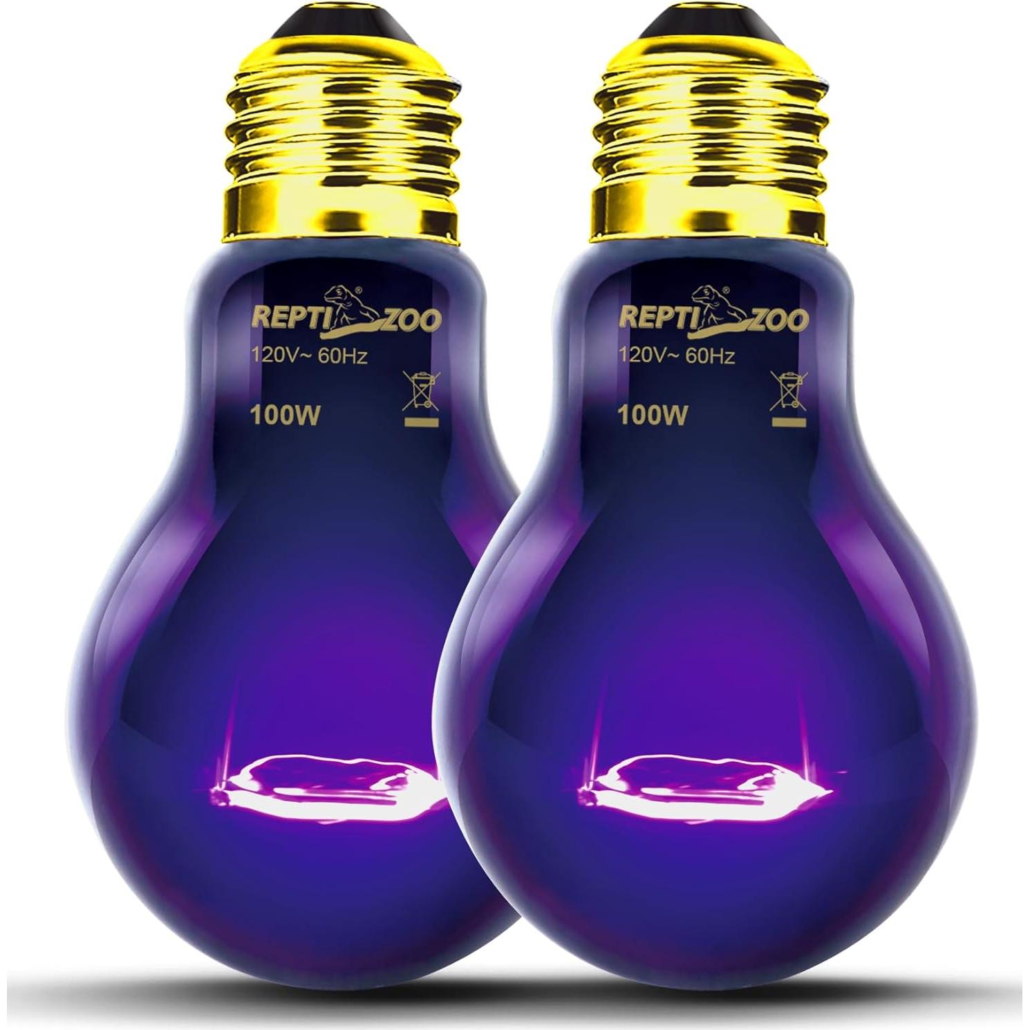 Lámpara de Calor Nocturna REPTI ZOO 100W E26/E27 para Reptiles