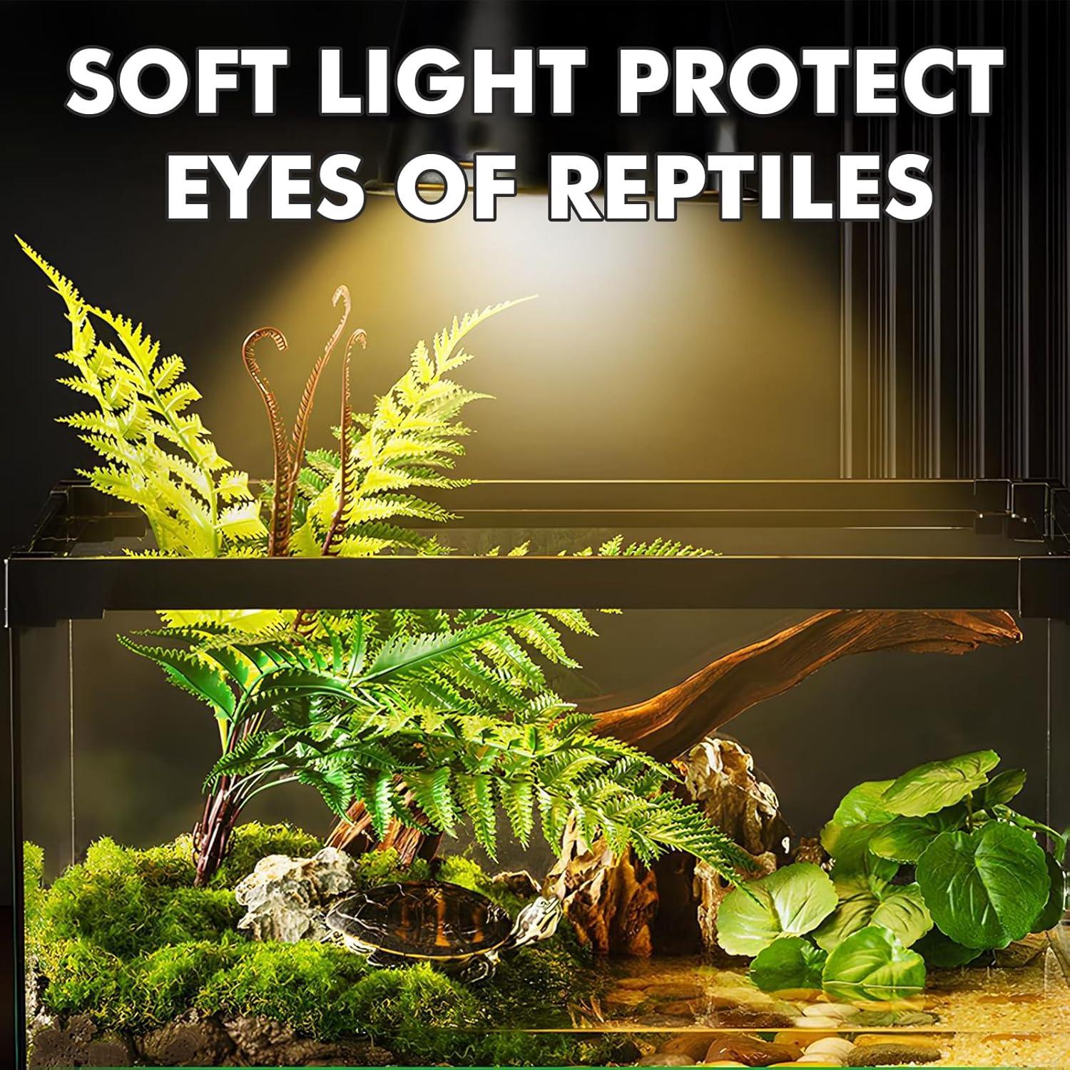 Lámpara de Calor UVA 100W Yunchy para Reptiles 2 Paquete