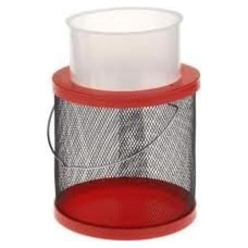 Cesta de Críquet Grande Redonda HT Enterprices 6x6 Roja