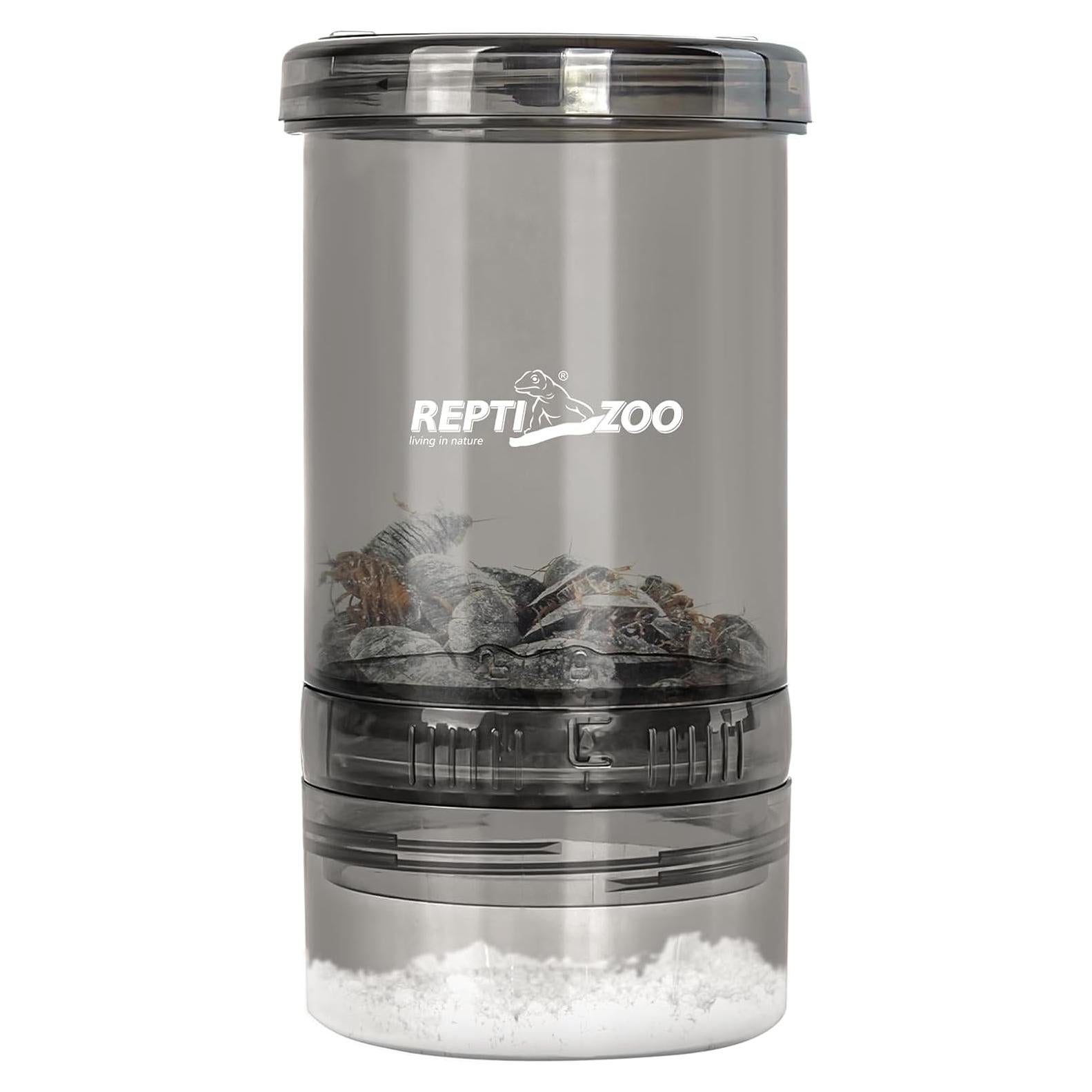 Dispensador de Grillos Reptiles REPTI ZOO con Mezcla de Calcio