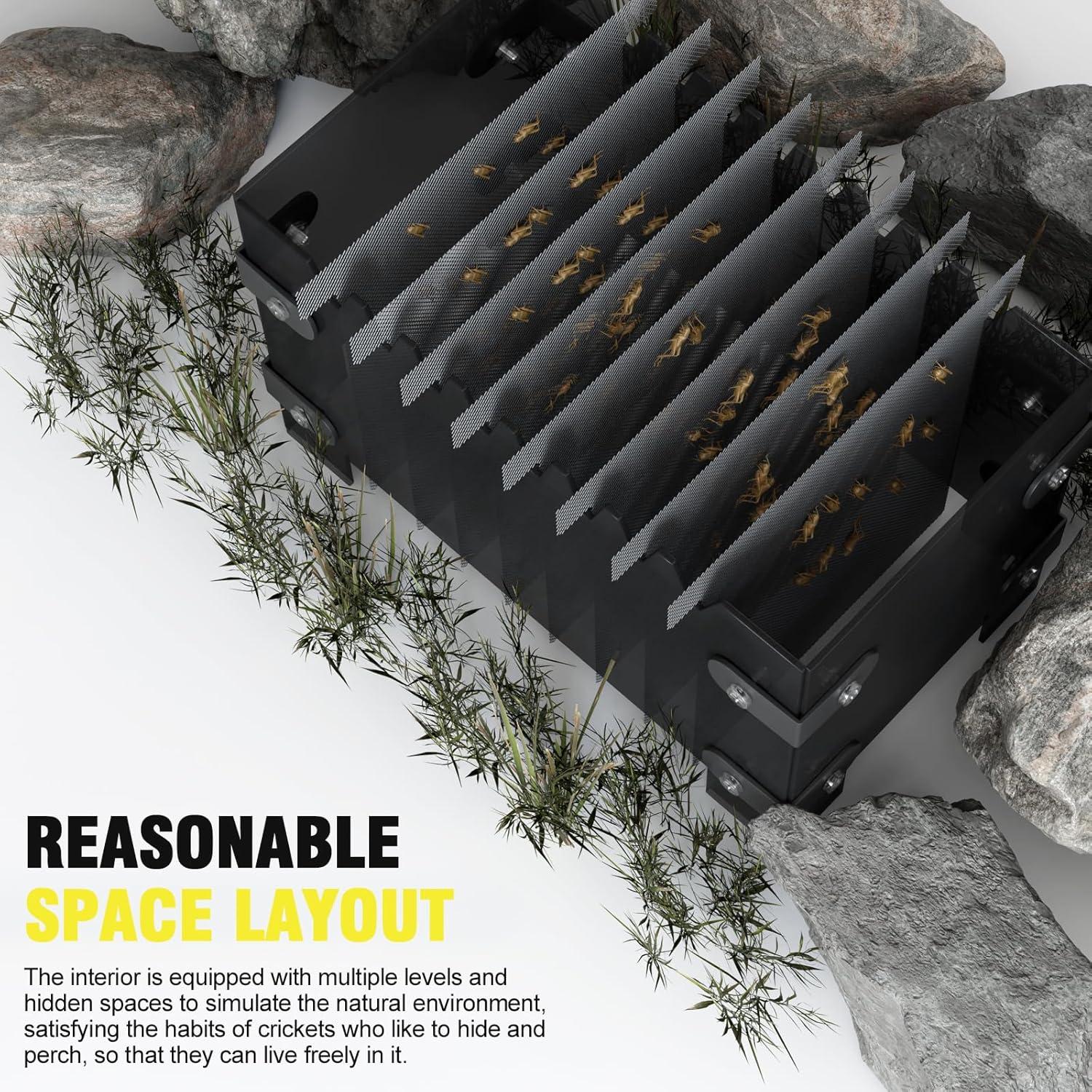 Habitáculo Acrílico para Grillos SIKGFPN 21.1x15.2x17 cm