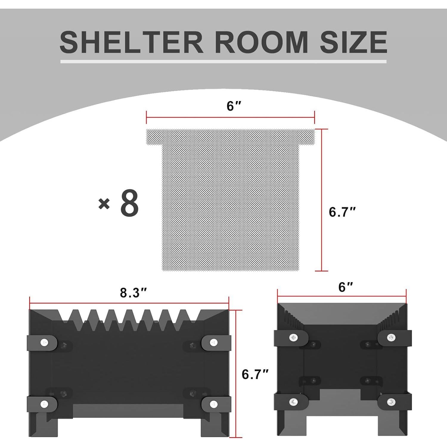 Habitáculo Acrílico para Grillos SIKGFPN 21.1x15.2x17 cm