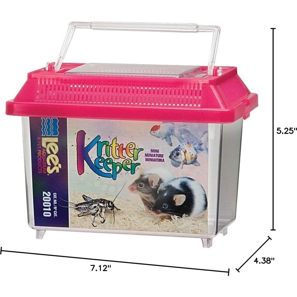 Kritter Keeper Mini Lee Rectángulo con Tapa Ventilada