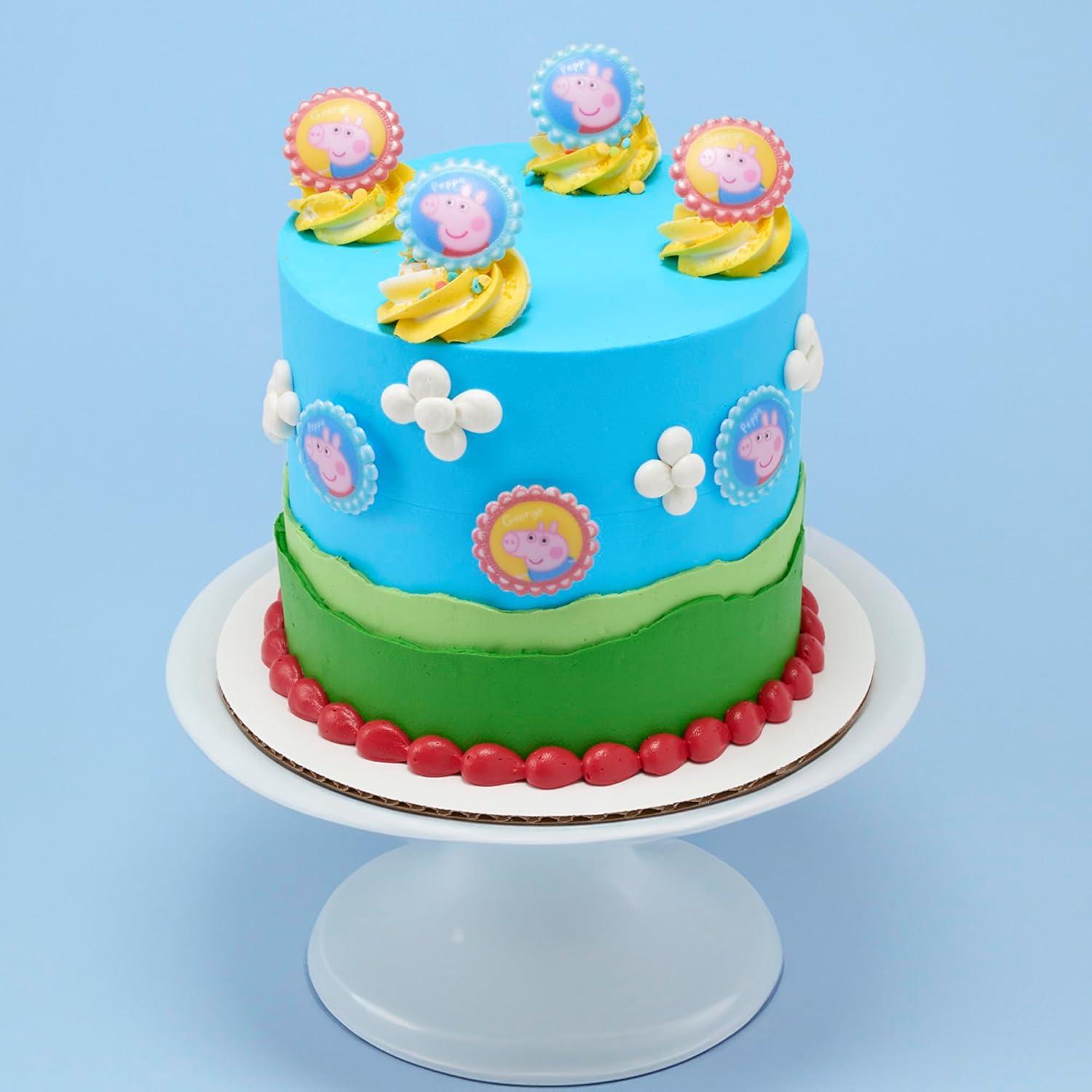 Anillos para Cupcakes Peppa Pig DecoPac - 24 Piezas