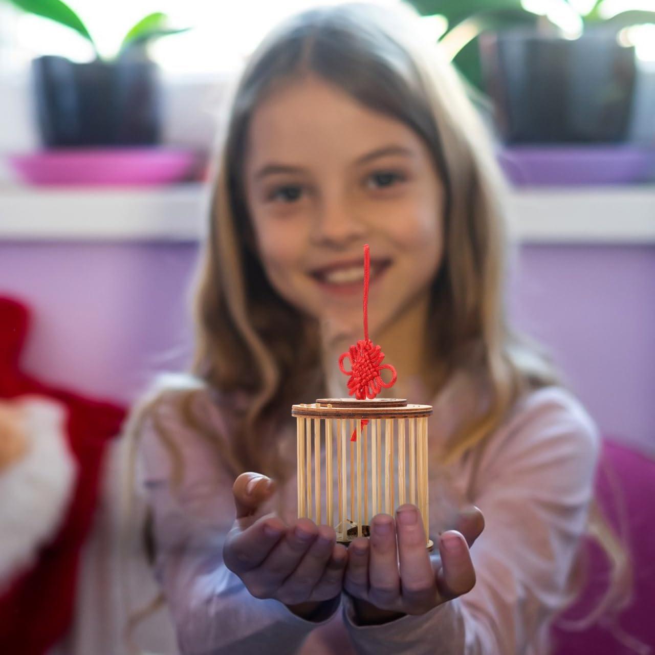 Caja de Grillos Balacoo Square - Jaula de Madera 22.1x20.3cm