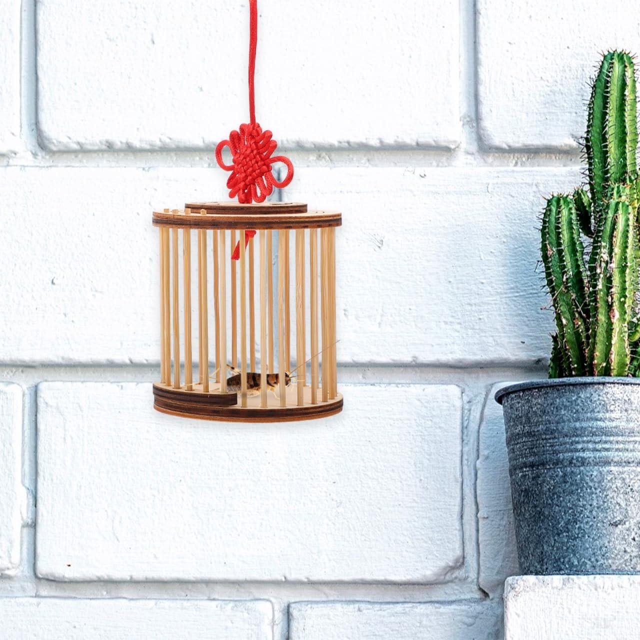 Caja de Grillos Balacoo Square - Jaula de Madera 22.1x20.3cm