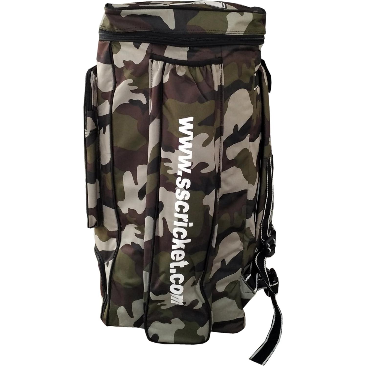 Bolsa de Cricket SS Camo Duffle 71cm Resistente y Ligera