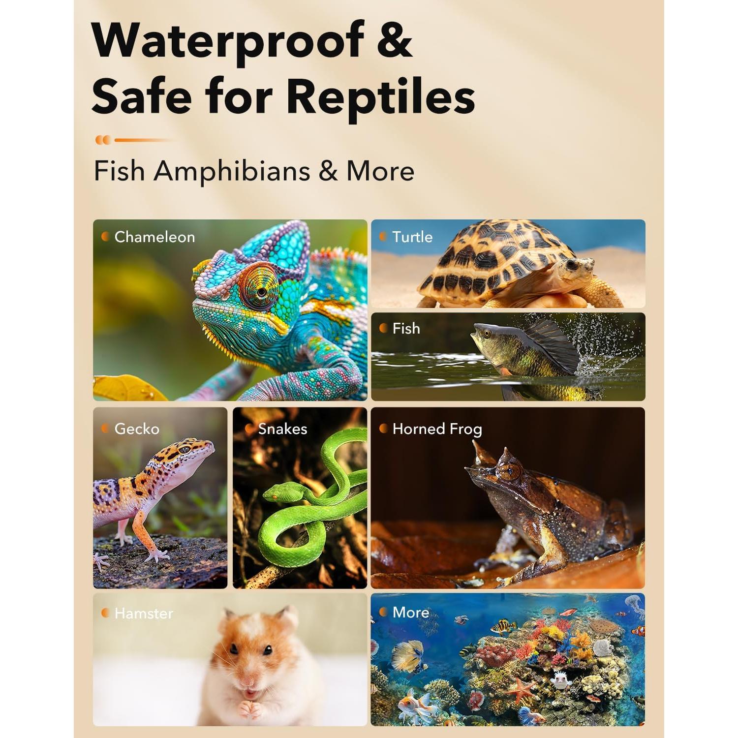 Almohadilla Térmica BN-LINK 15.24x20.32cm 8W para Reptiles