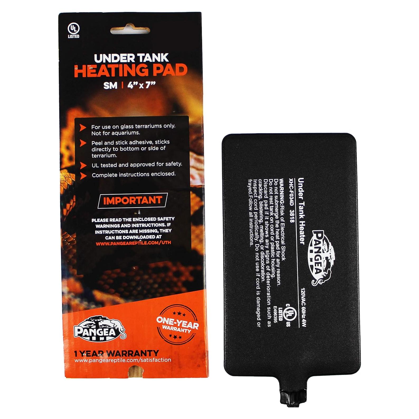 Almohadilla Térmica Pangea UTH4x7 para Reptiles 10x17 cm