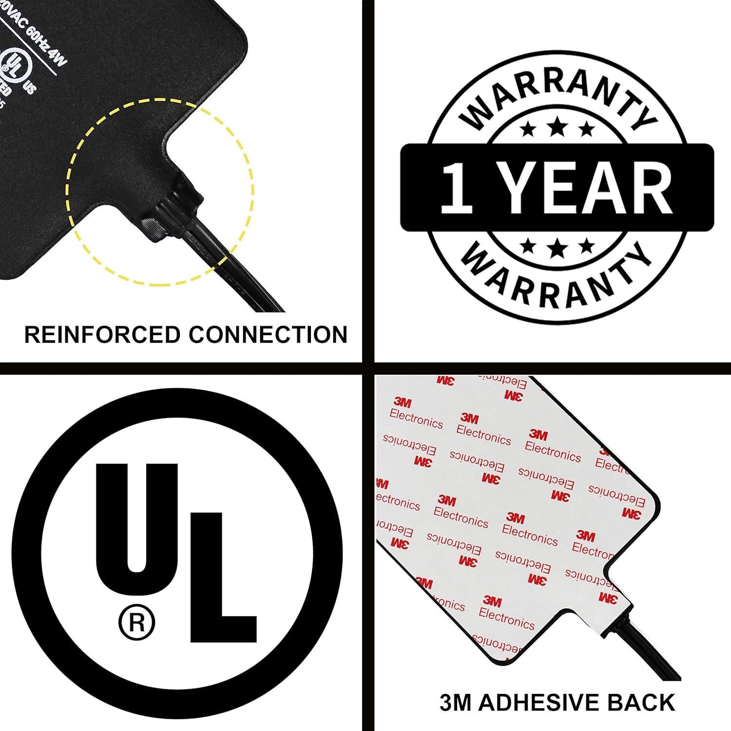 Almohadilla Térmica Pangea UTH4x7 para Reptiles 10x17 cm