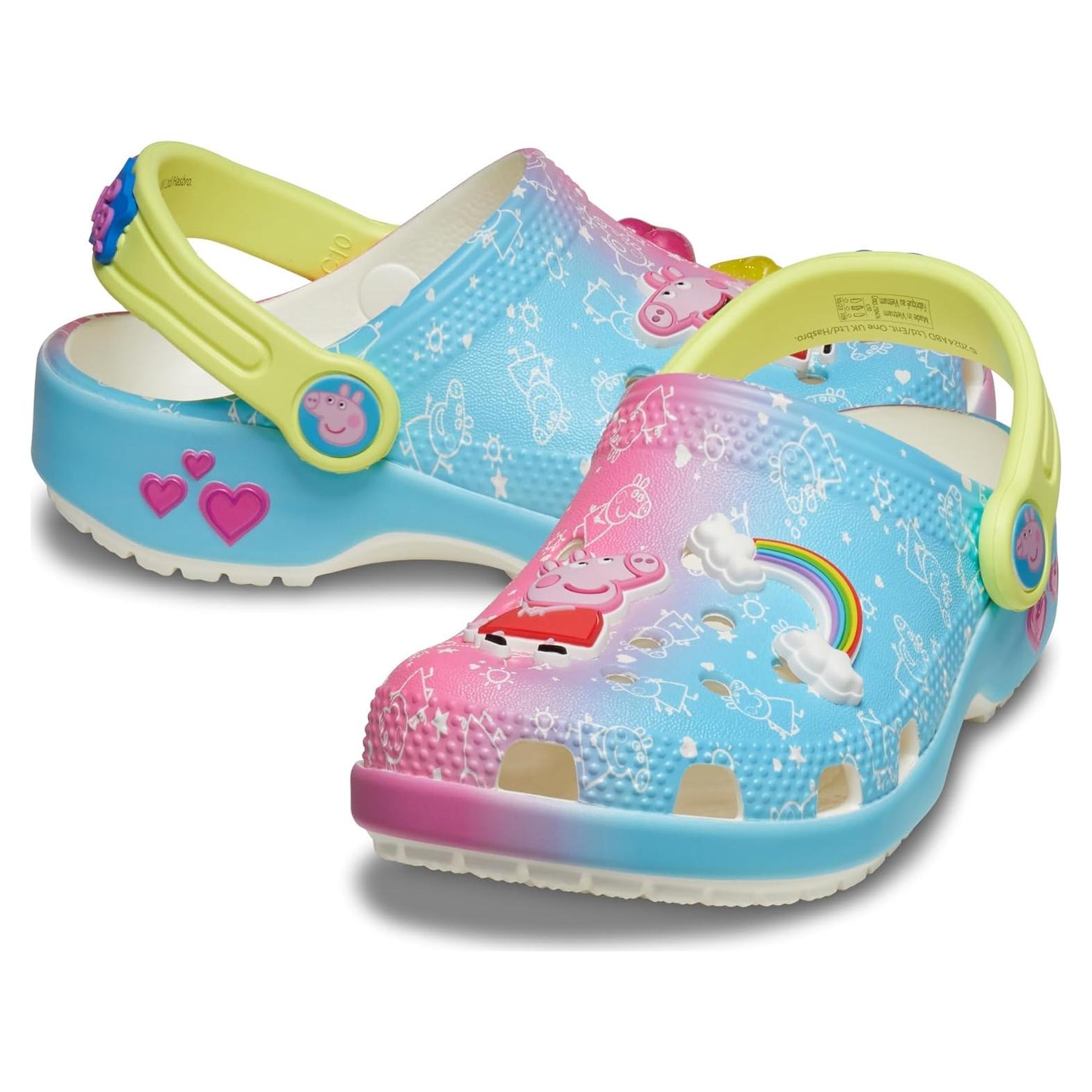 Zuecos Clásicos Crocs Peppa Pig Unisex Niños Multicolor
