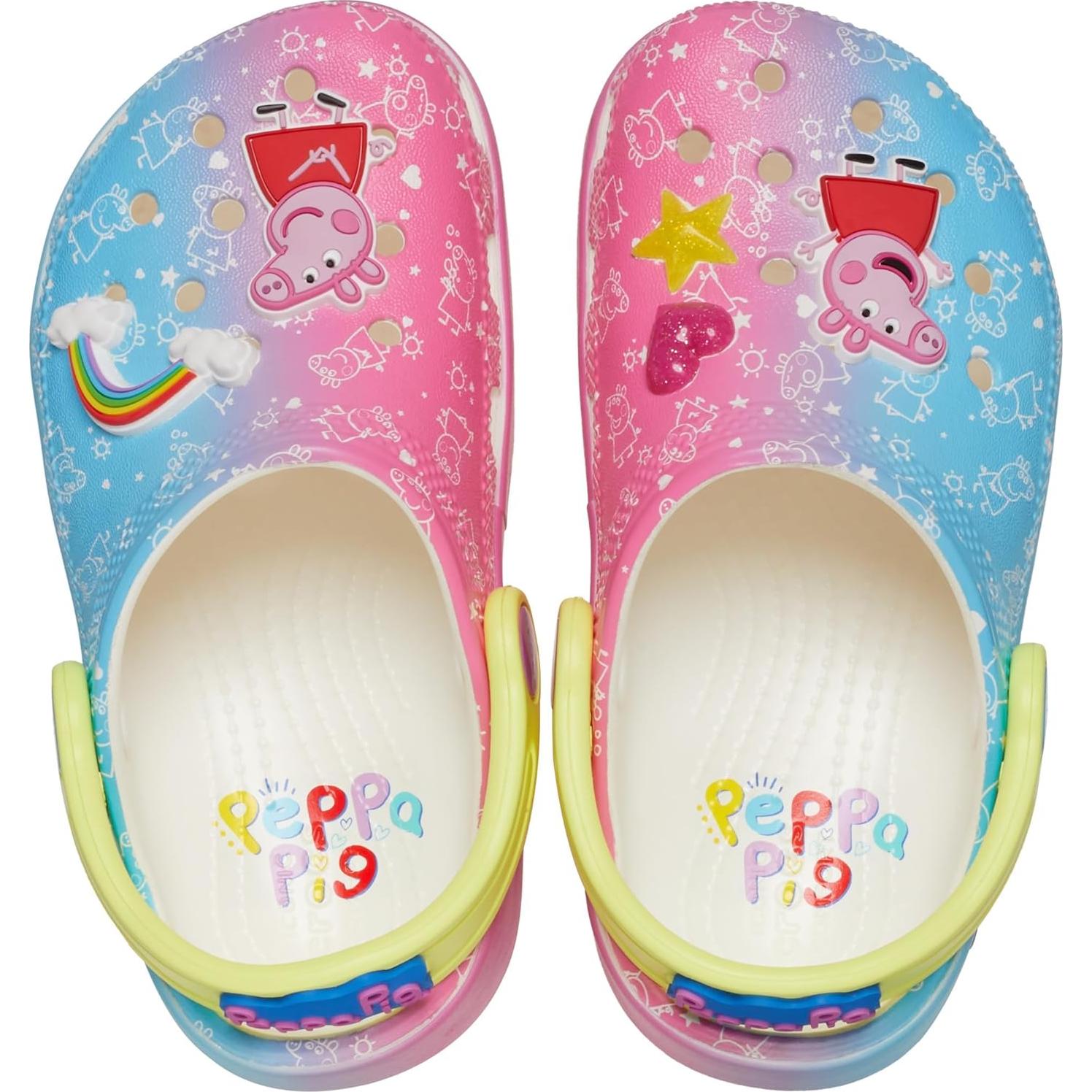 Zuecos Clásicos Crocs Peppa Pig Unisex Niños Multicolor