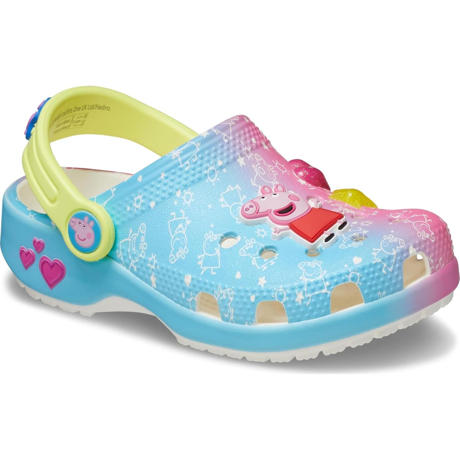 Zuecos Clásicos Crocs Peppa Pig Unisex Niños Multicolor