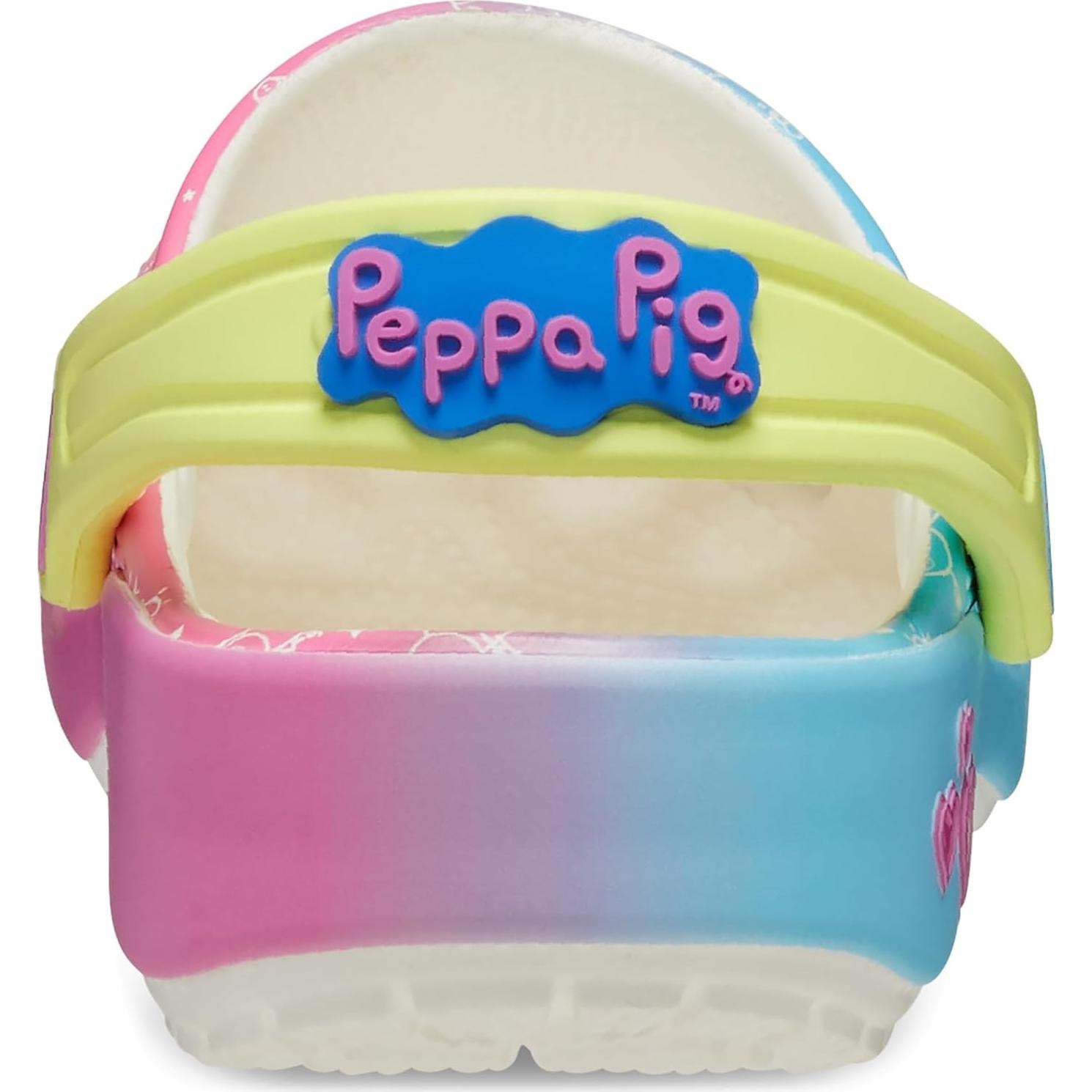 Zuecos Crocs Unisex Niño Peppa Pig Coloridos 11.5x14x12cm