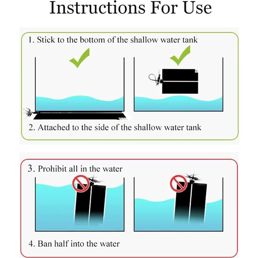 Almohadillas Térmicas para Reptiles TFWADMX 20W - Paquete de 2
