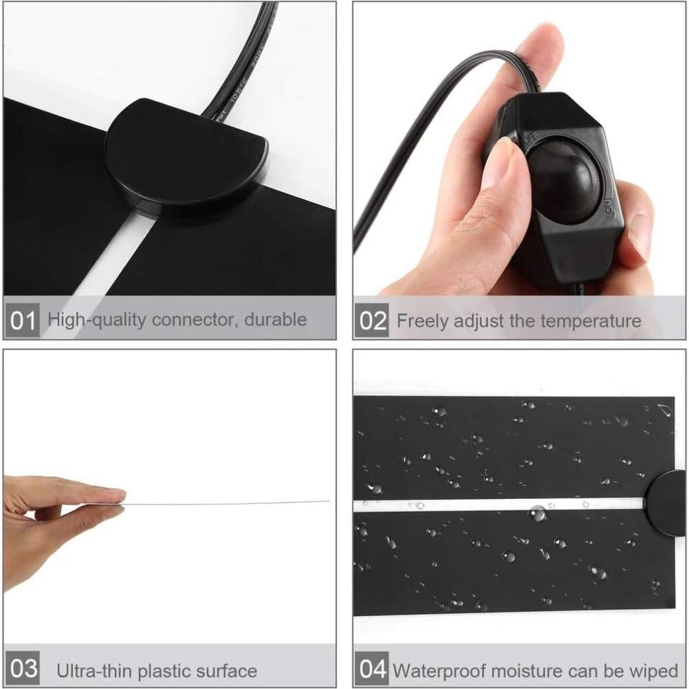 Almohadillas Térmicas para Reptiles TFWADMX 20W - Paquete de 2