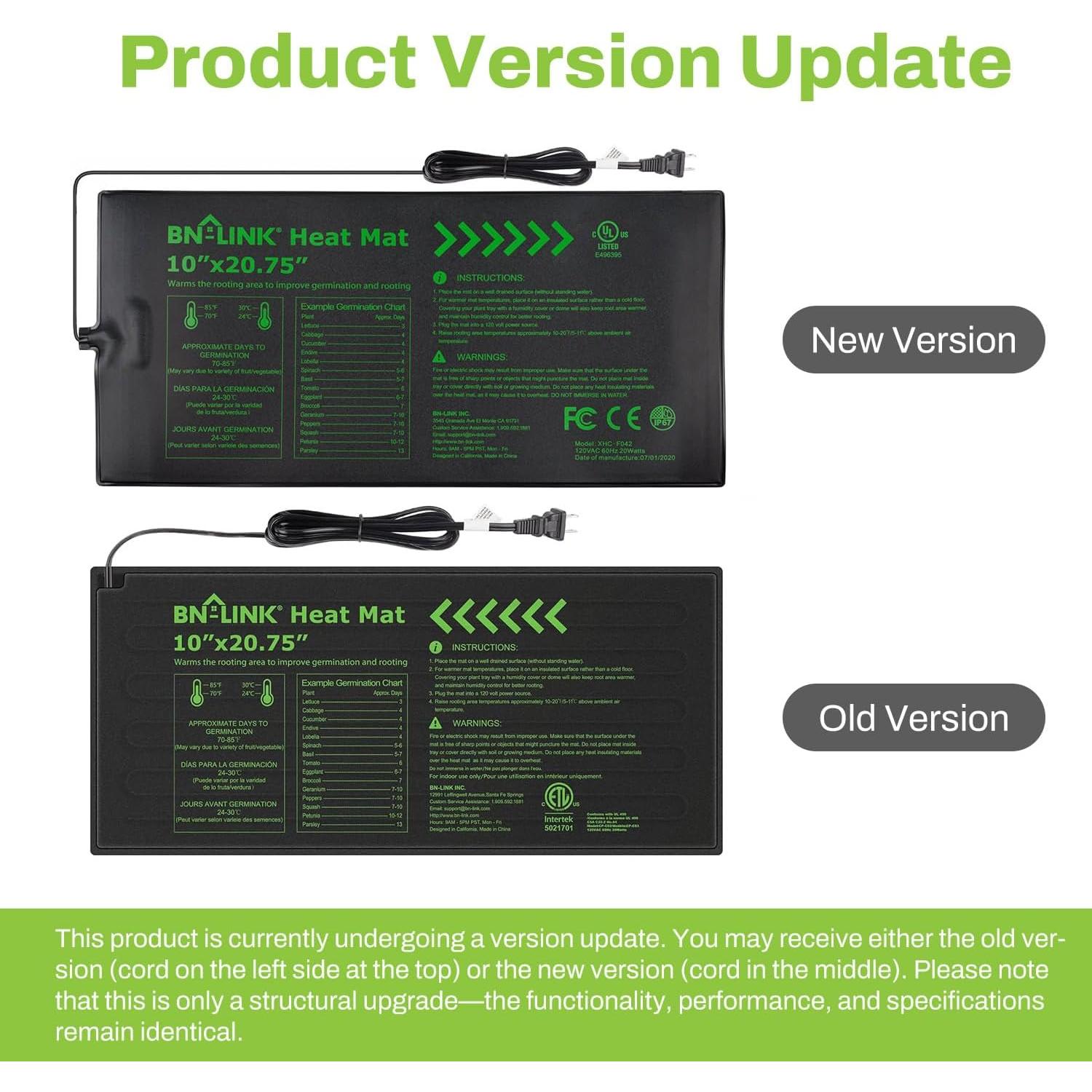 Alfombrilla Térmica BN-LINK 10" x 52.7cm con Termostato