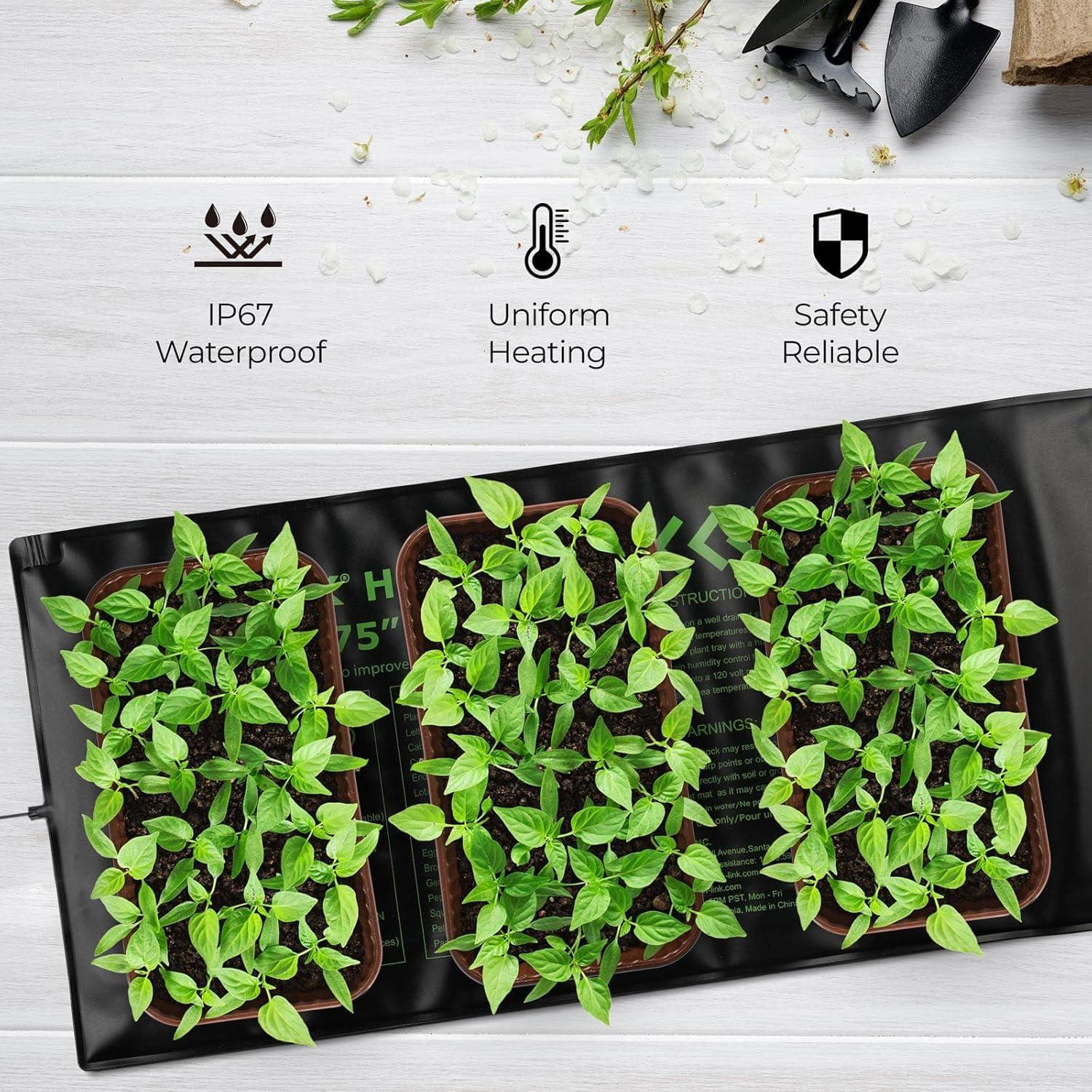 Almohadilla Térmica BN-LINK para Plántulas 10x20 cm - 2 Paquete