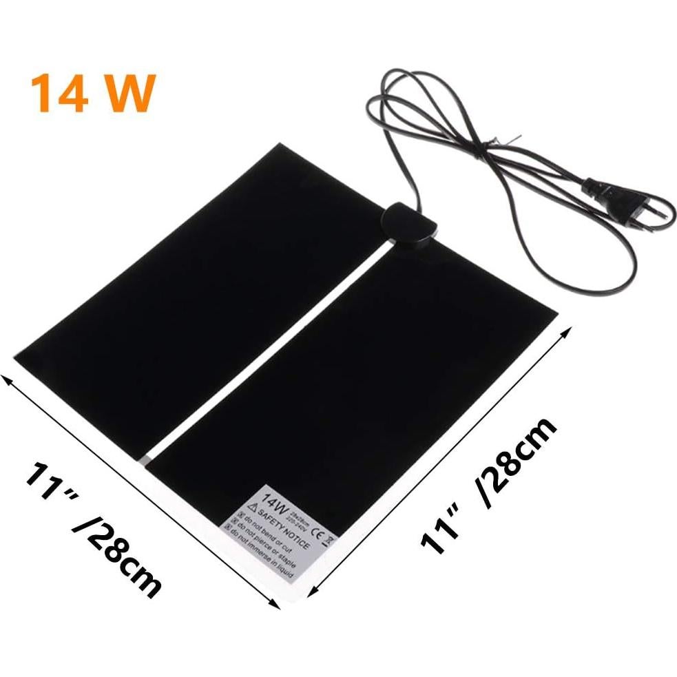 Almohadillas Térmicas para Reptiles Tfwadmx - 28x28 cm, 2 Pzas