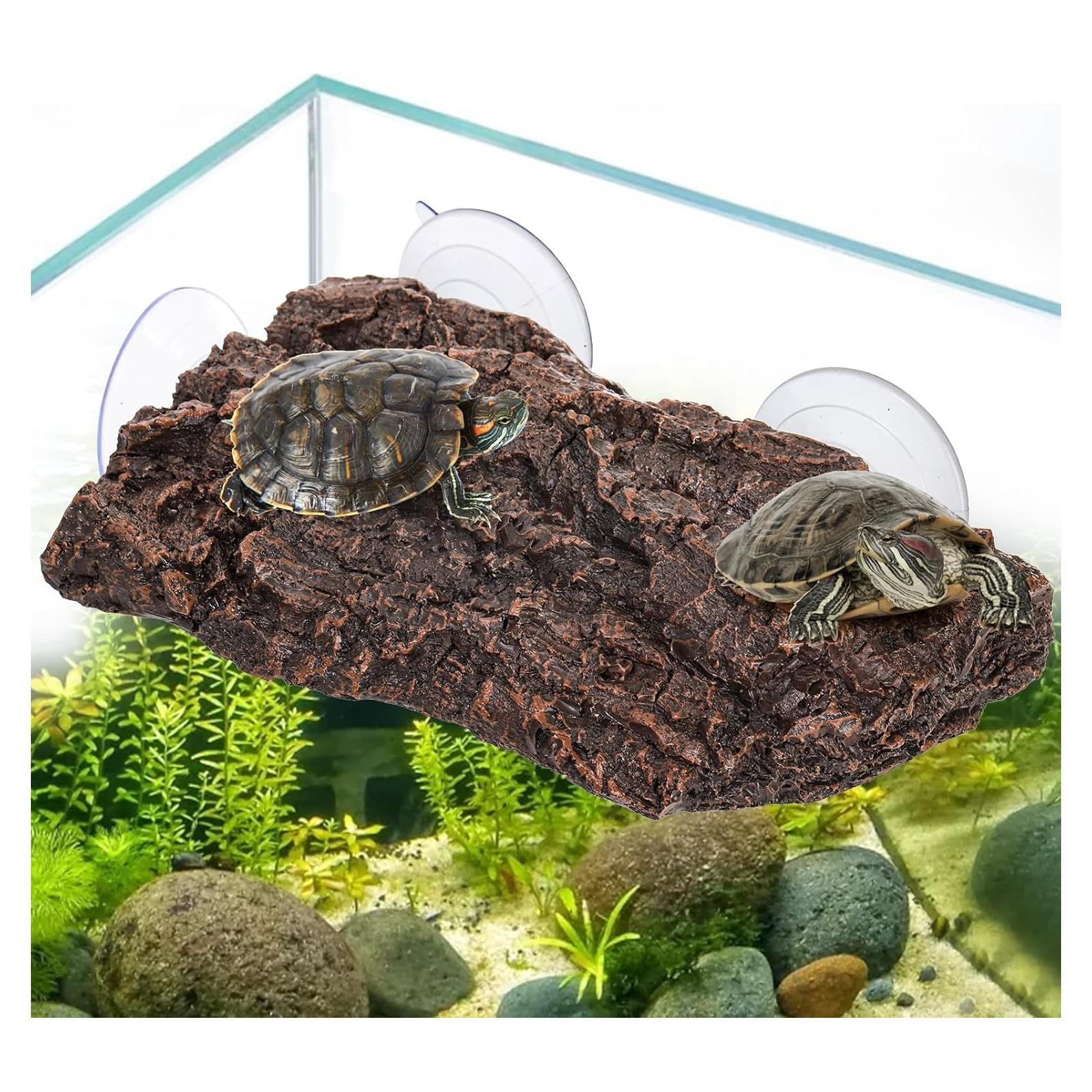 Plataforma de Sol ZENFUN para Tortugas y Reptiles - Resina Natural