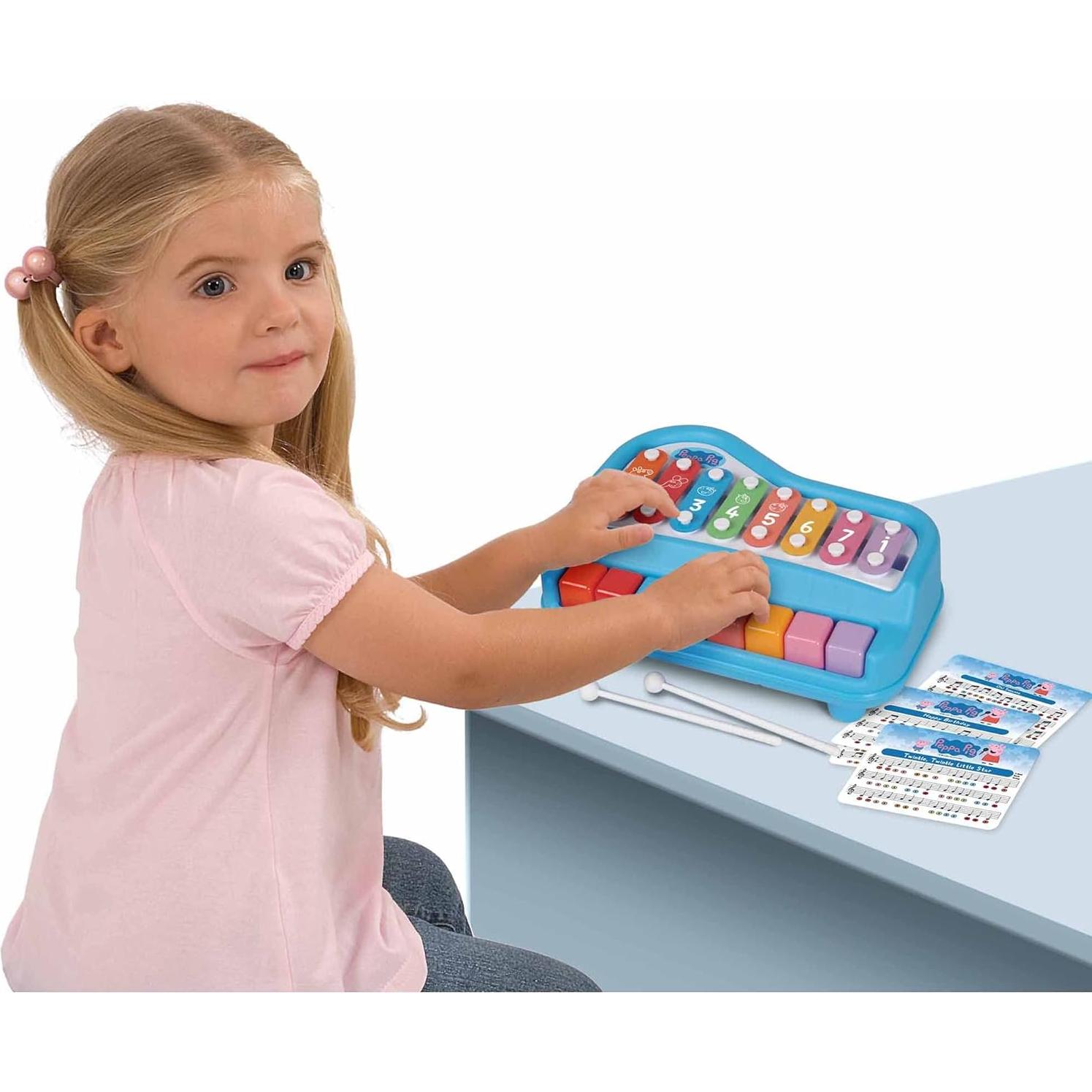 Piano y Xilófono Peppa Pig 2 en 1 para Niños 3+