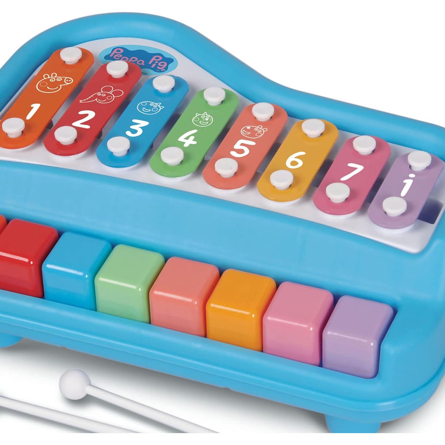 Piano y Xilófono Peppa Pig 2 en 1 para Niños 3+