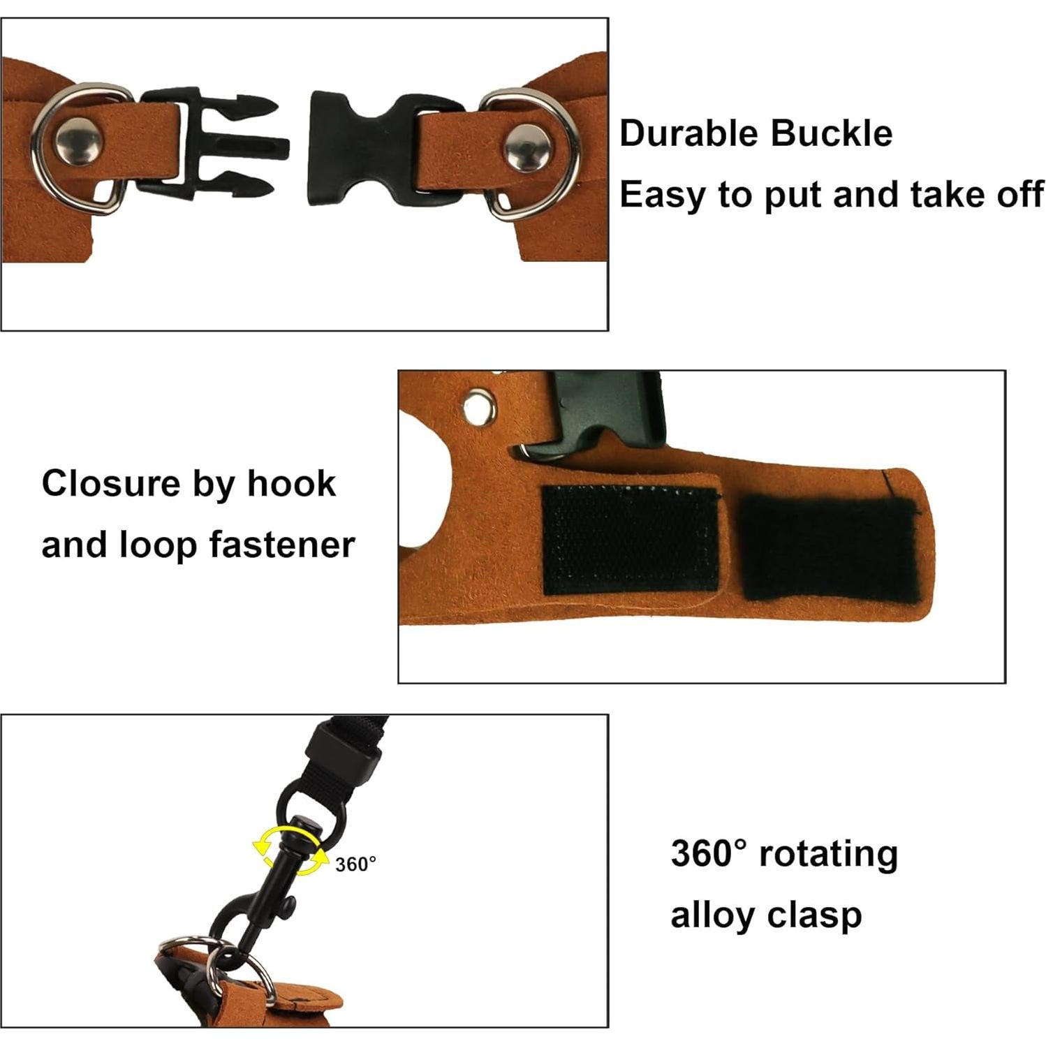 Conjunto Arnés y Correa Dragón Barbudo ADOGGYGO 3 Tamaños