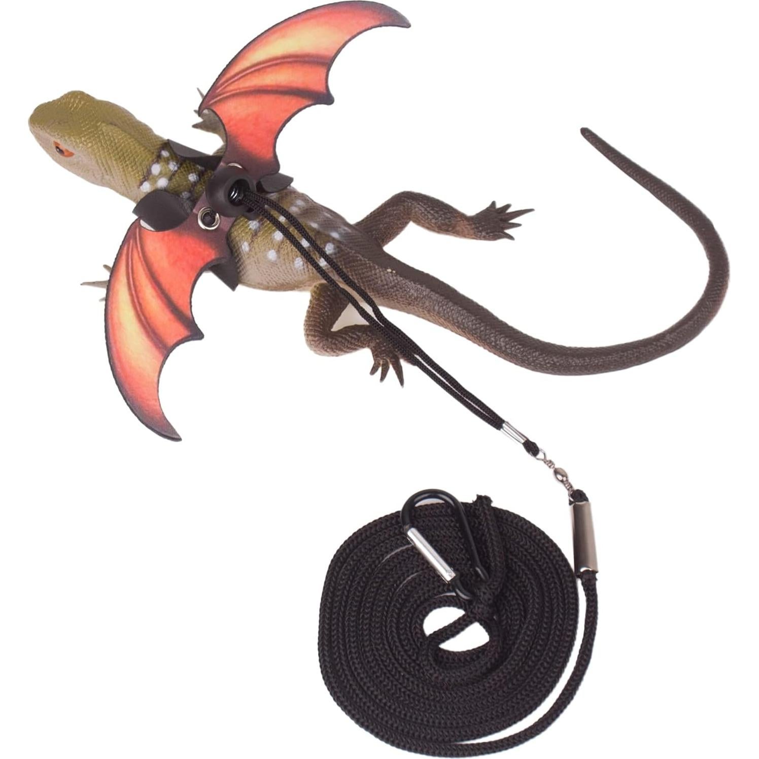 Arnés y Correa Ajustable para Lagarto Dragón Barbudo ADOGGYGO