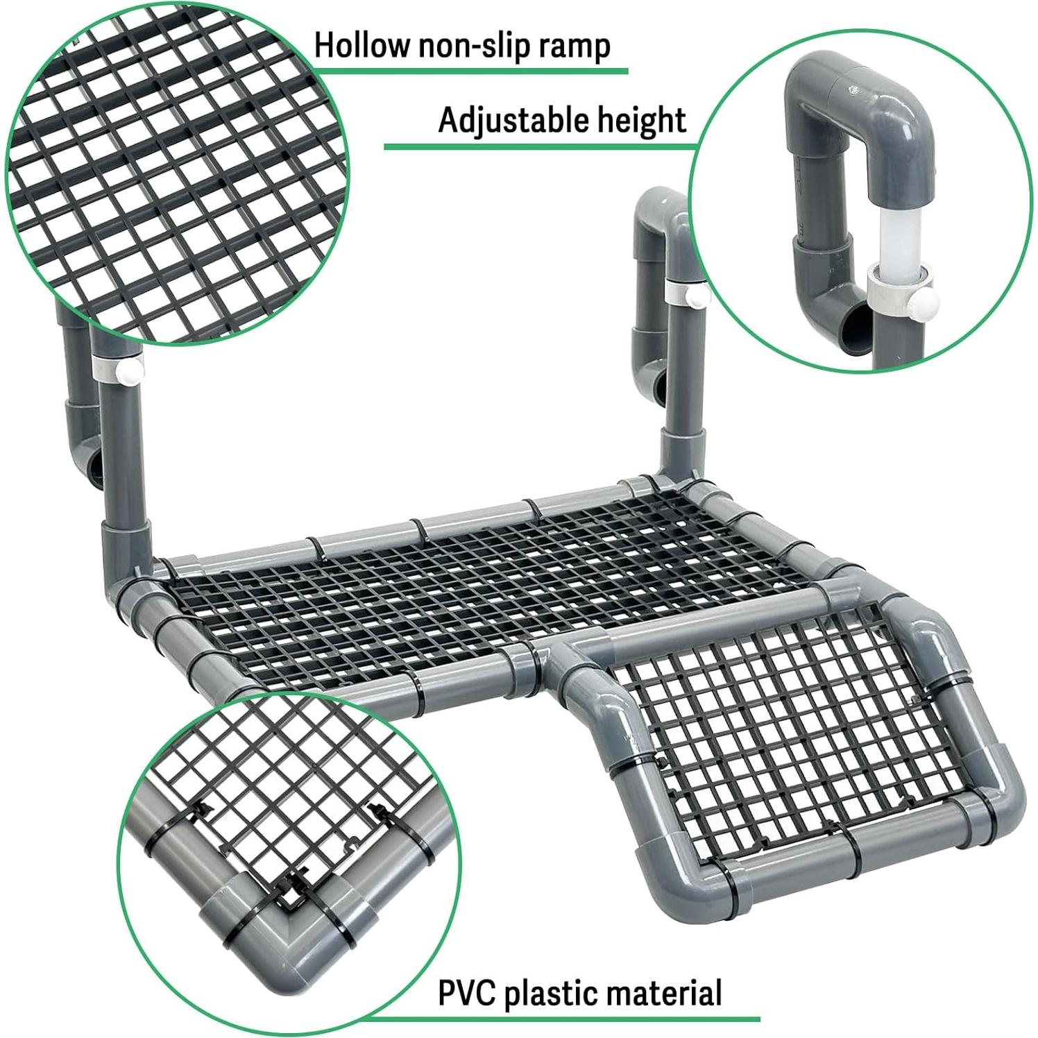 Plataforma de Sol para Tortugas Fhiny 34x20cm Ajustable